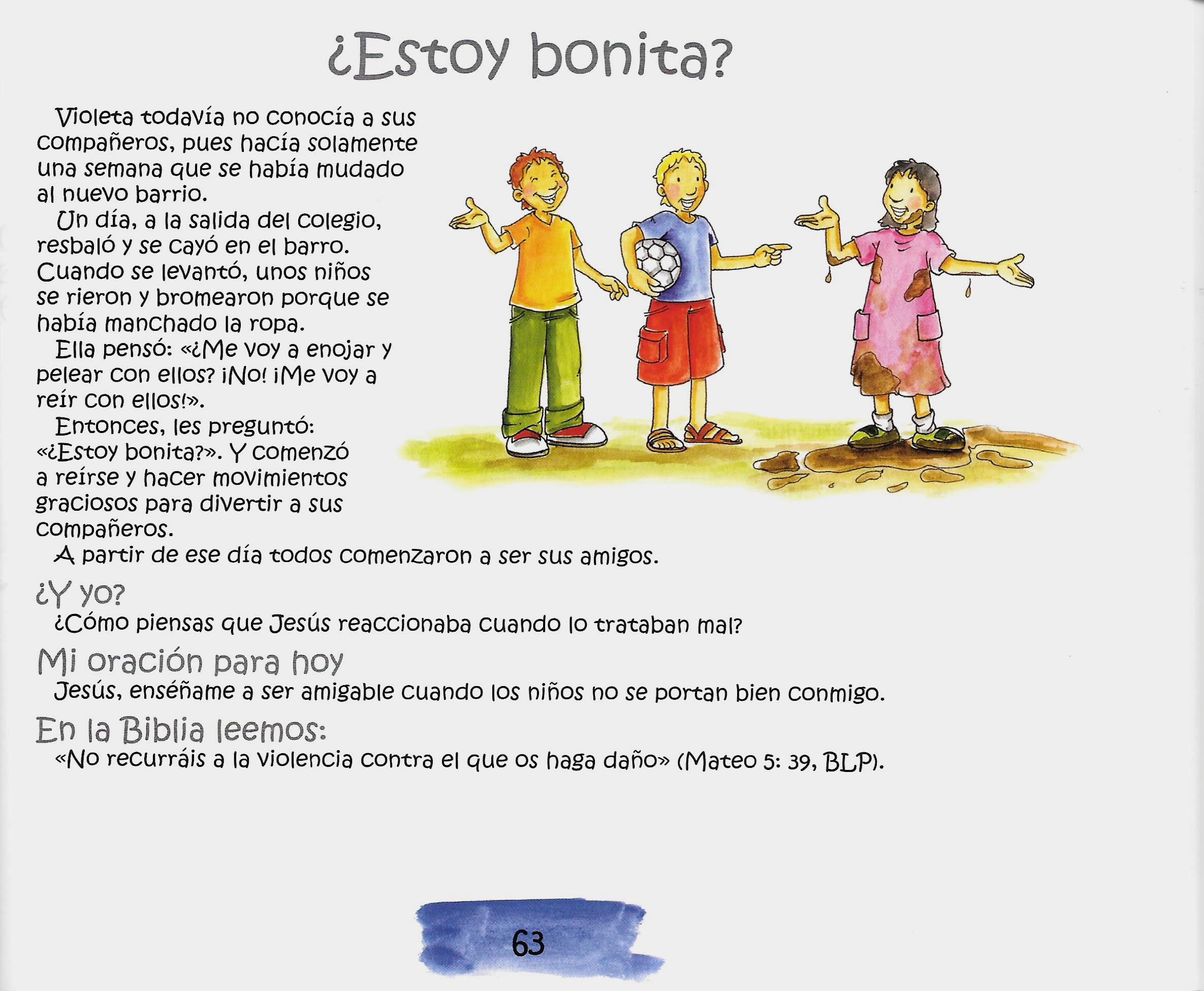 Página ilustrada del devocional