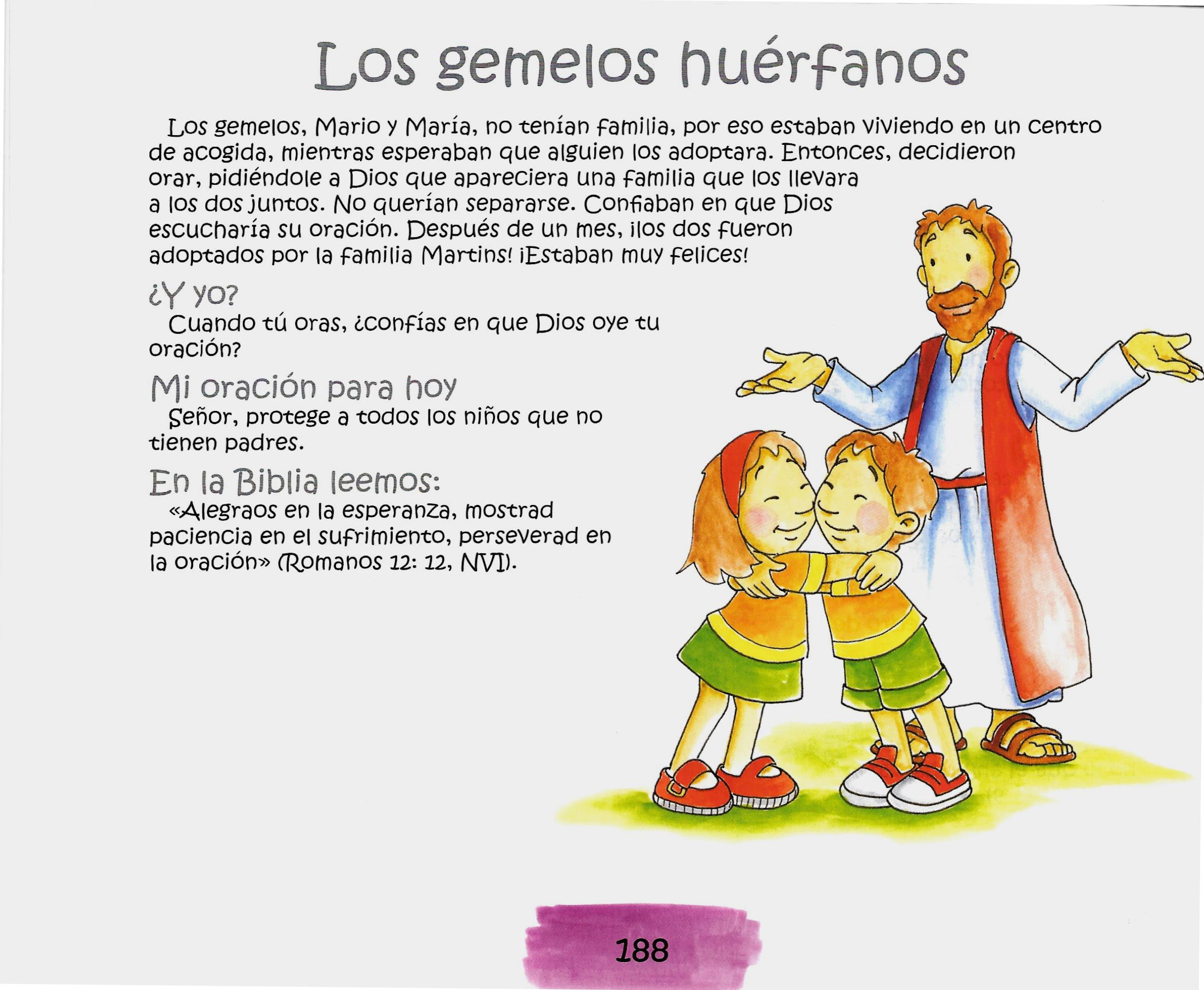 Página ilustrada del devocional