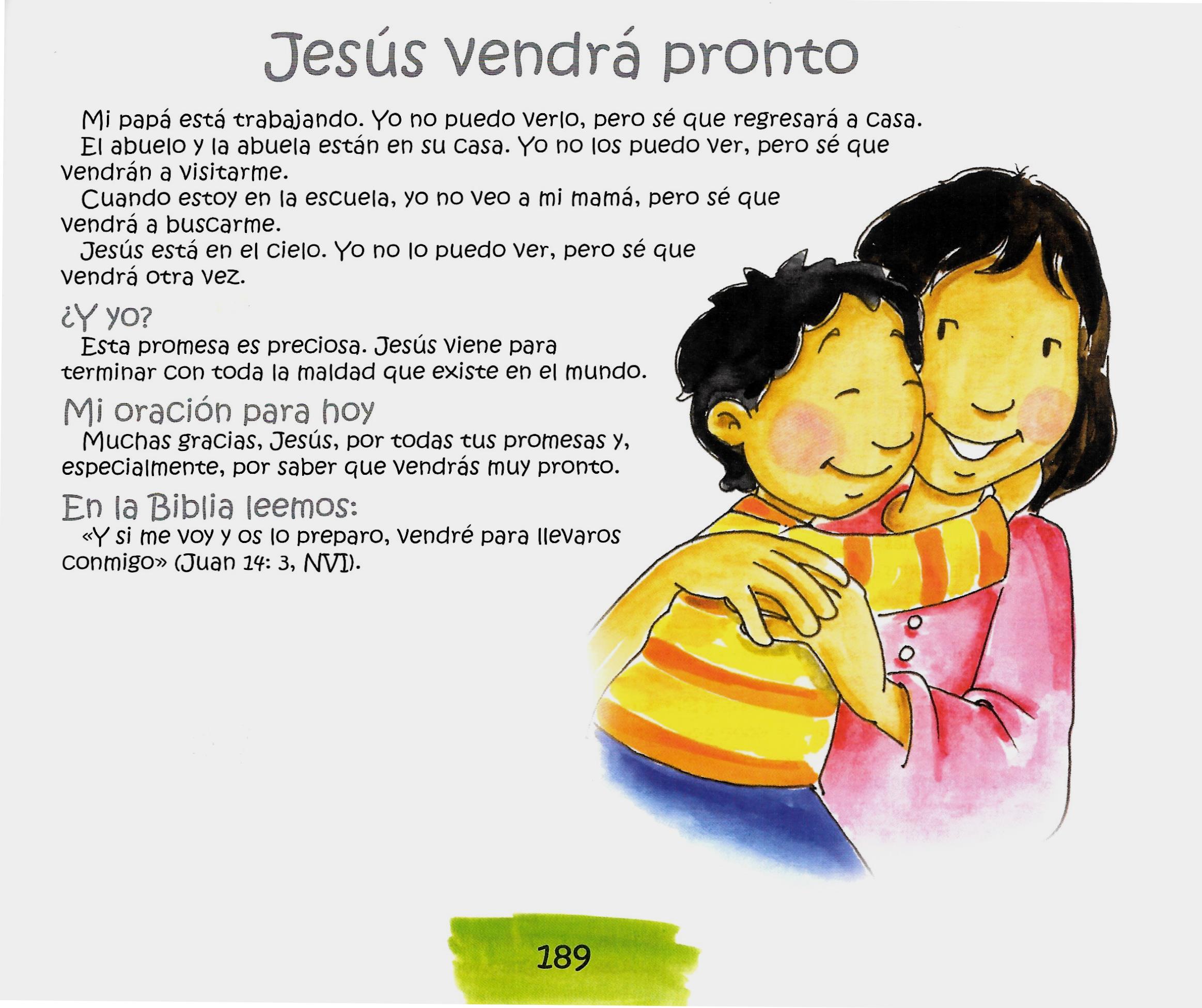 Página ilustrada del devocional