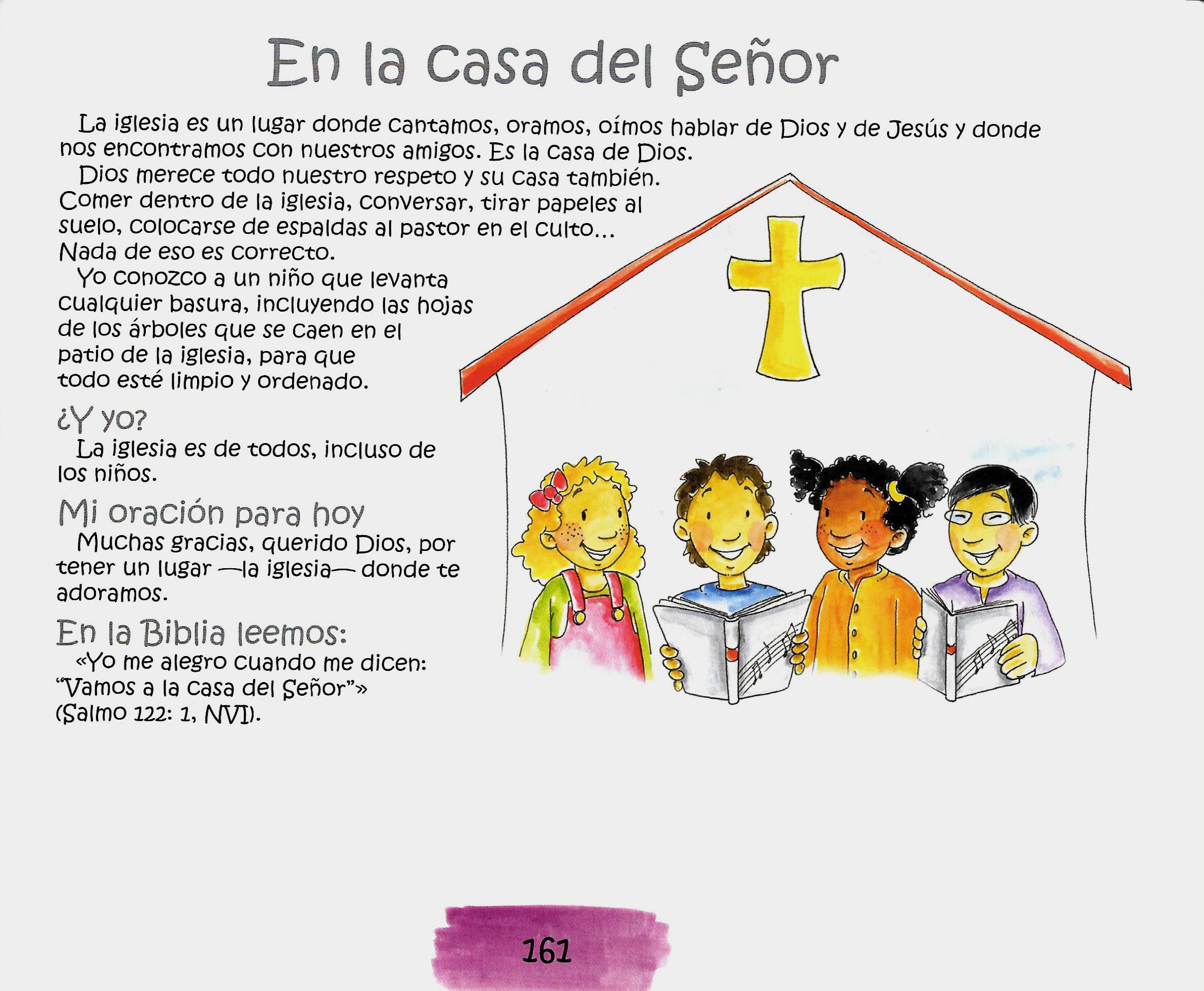 Página ilustrada del devocional
