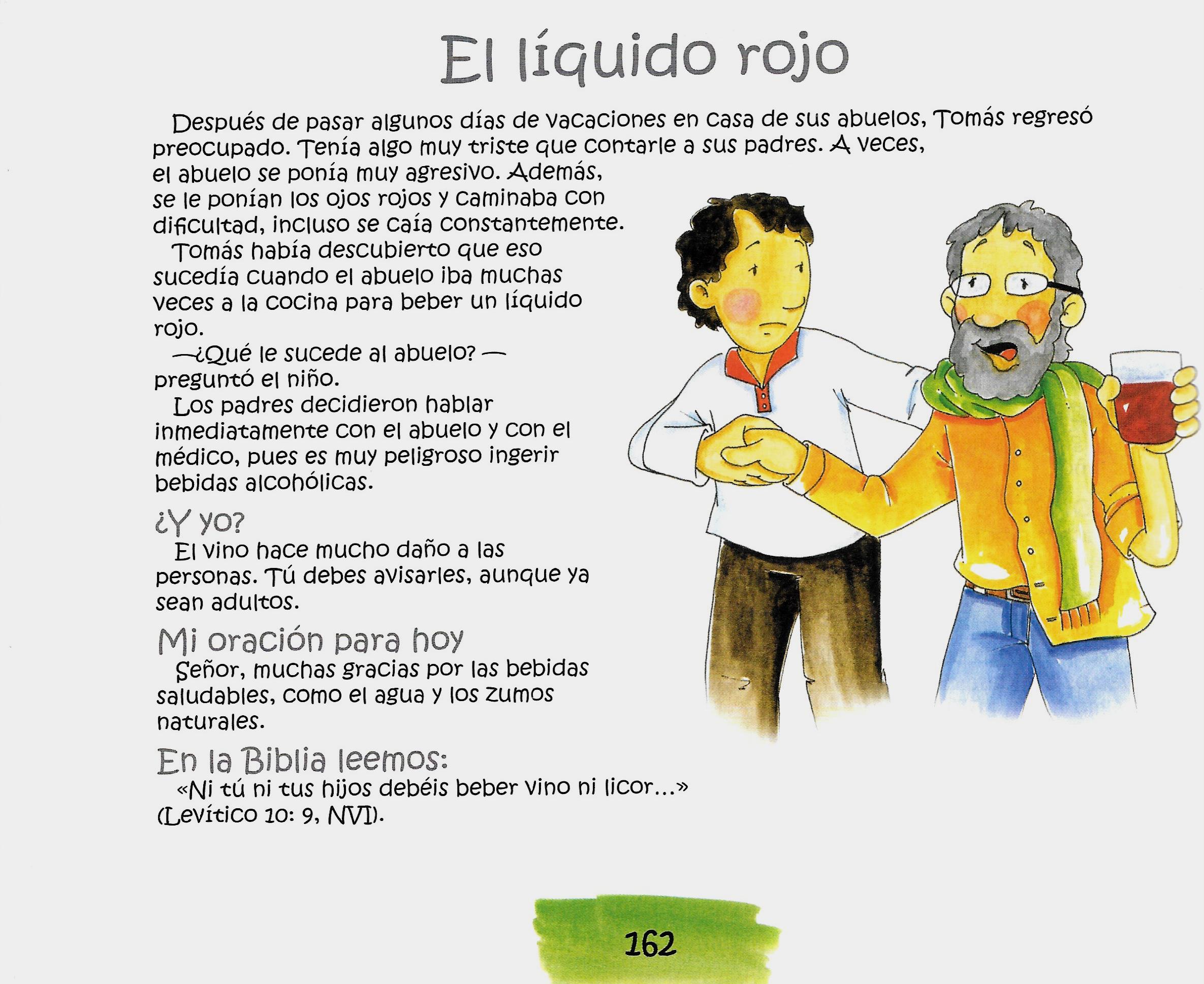 Página ilustrada del devocional