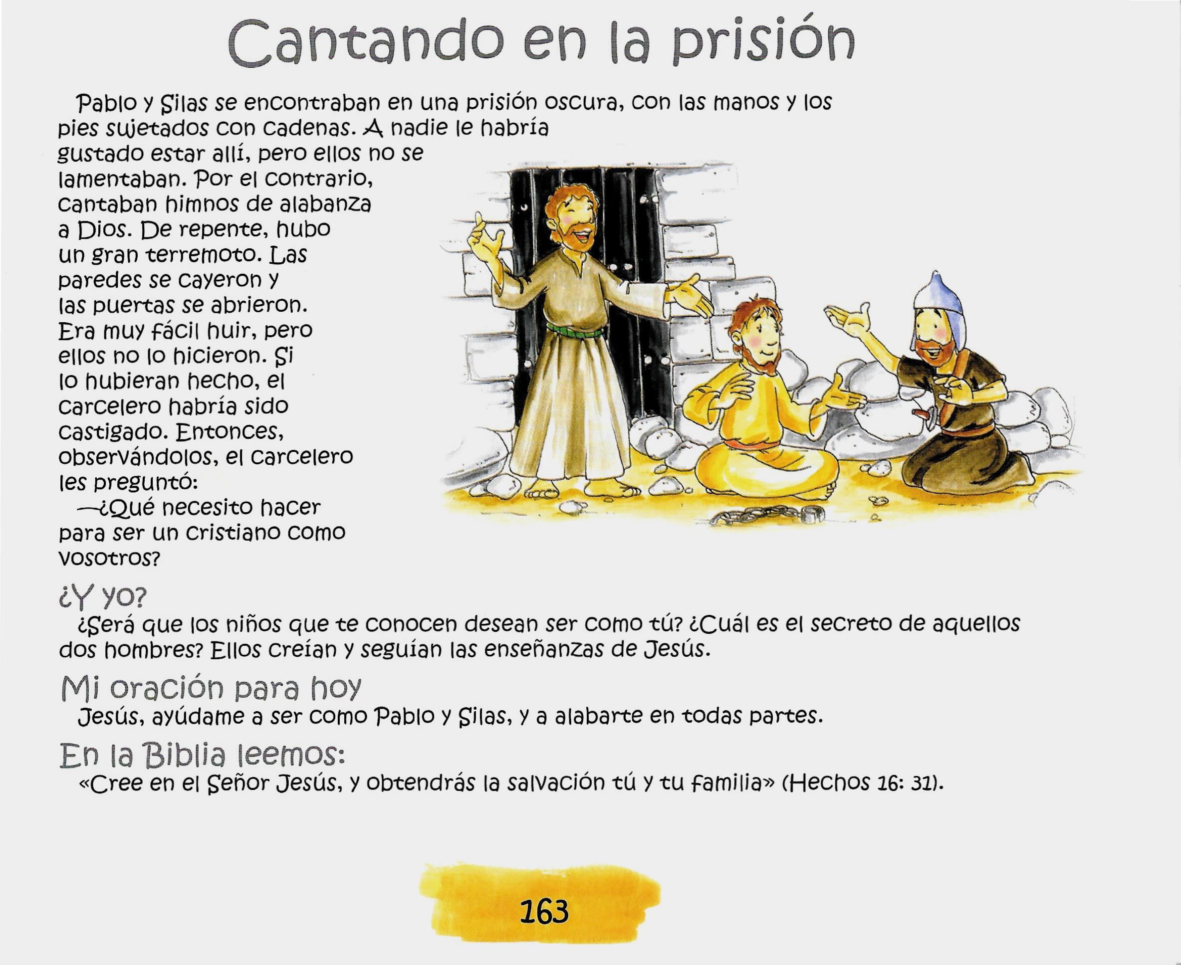 Página ilustrada del devocional