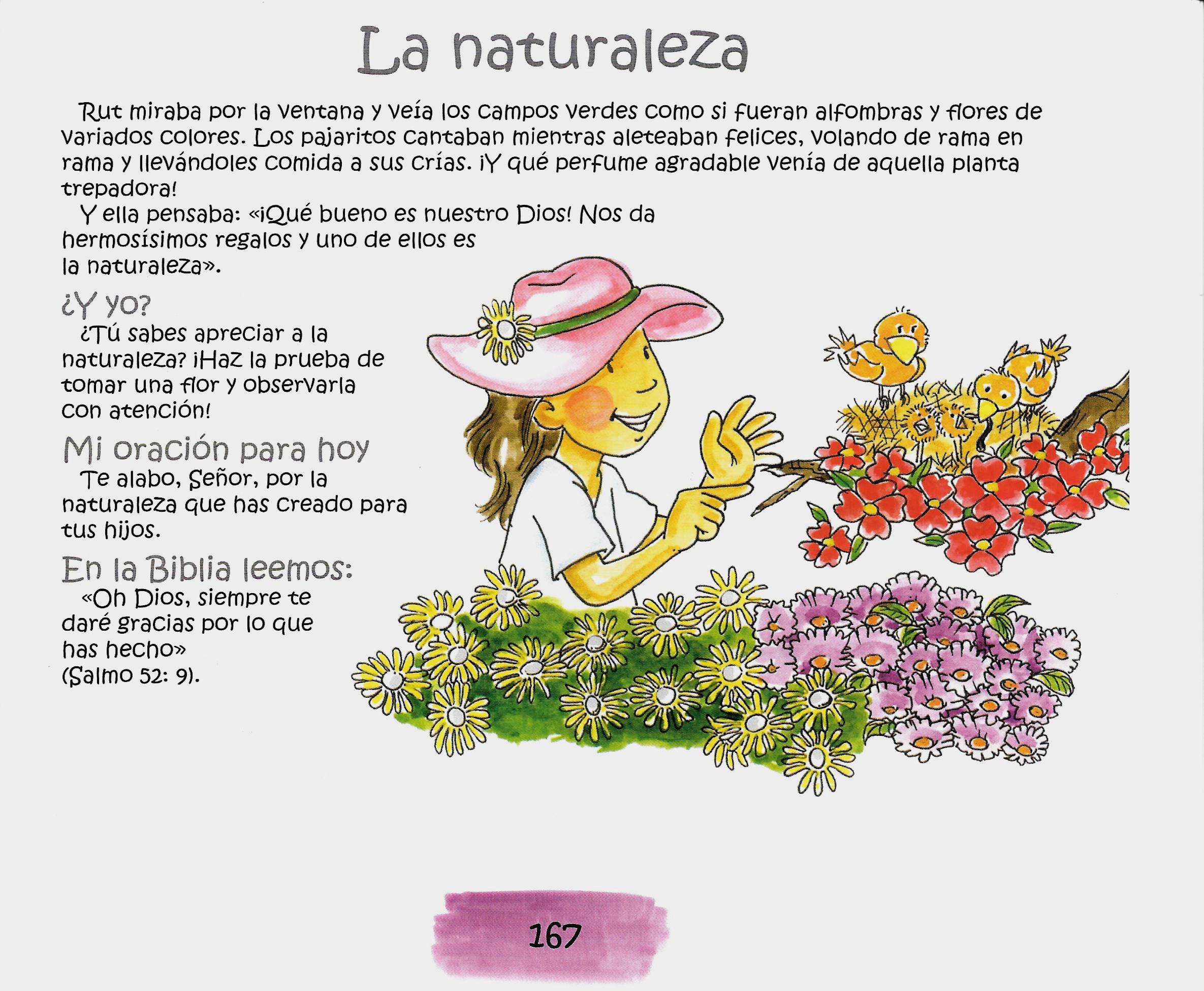 Página ilustrada del devocional