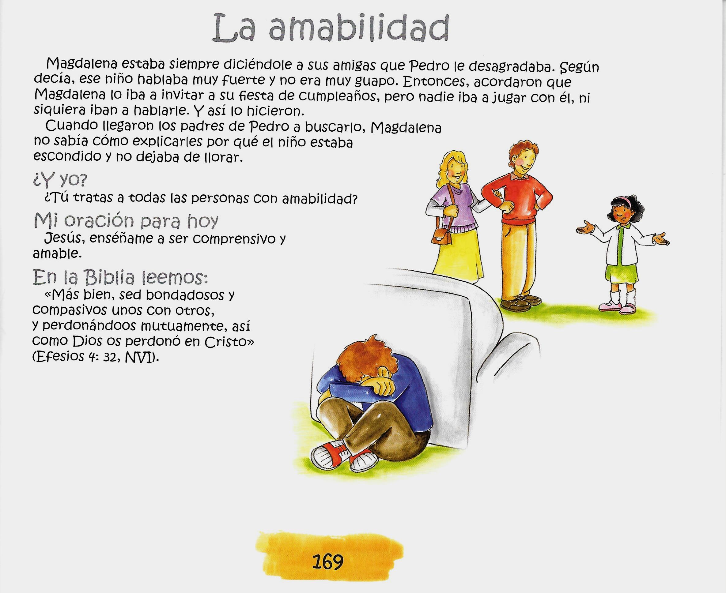 Página ilustrada del devocional