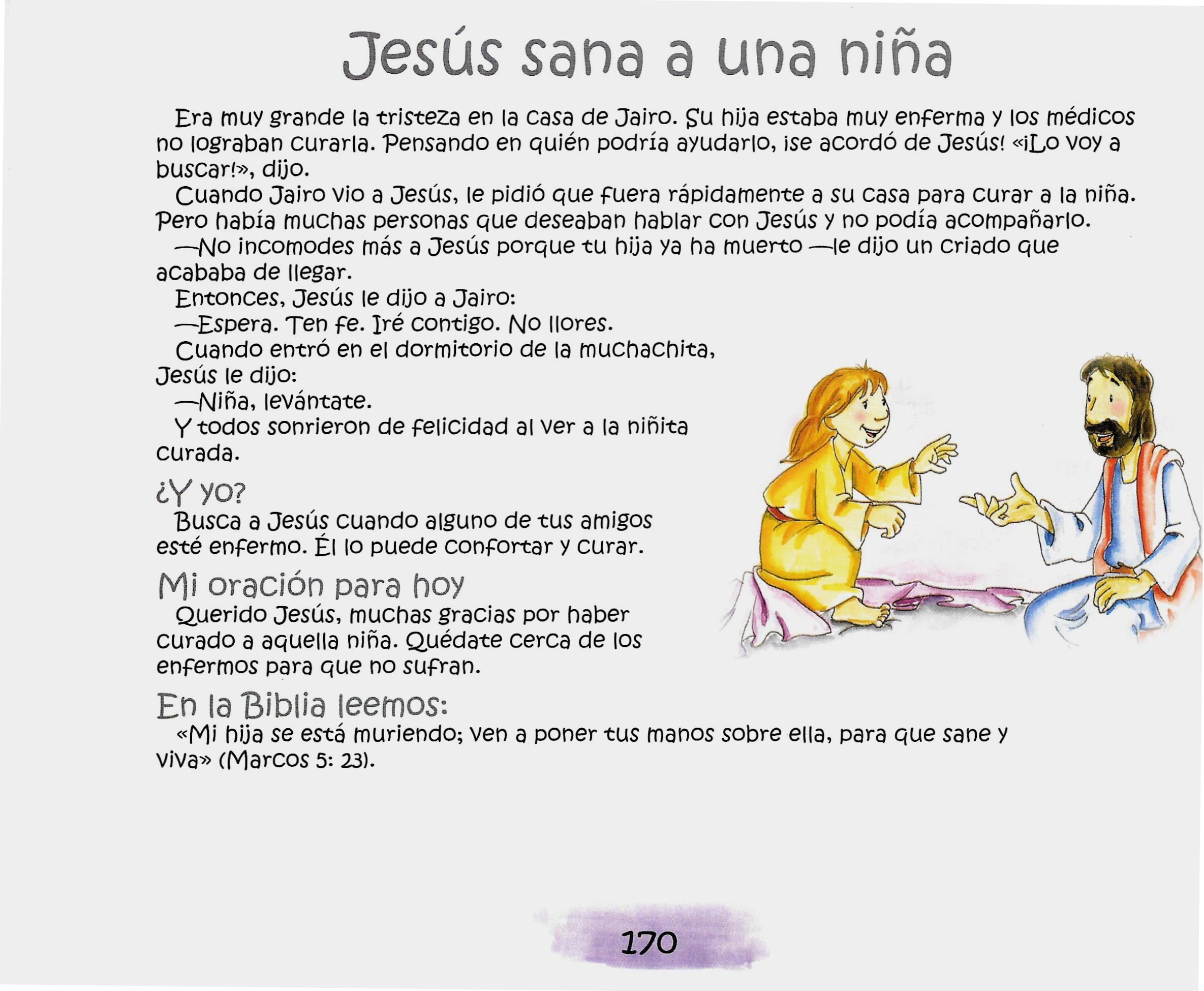 Página ilustrada del devocional
