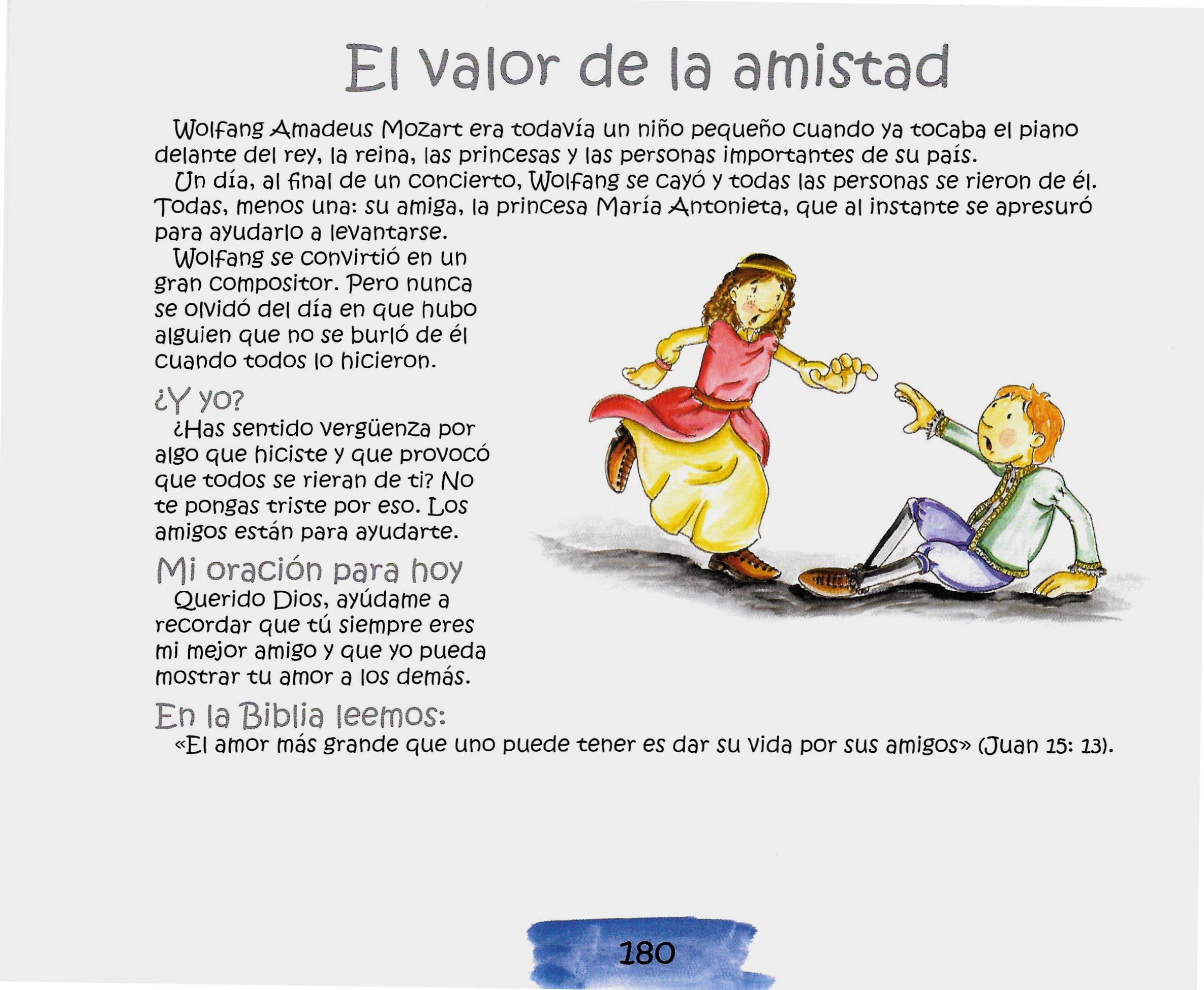 Página ilustrada del devocional