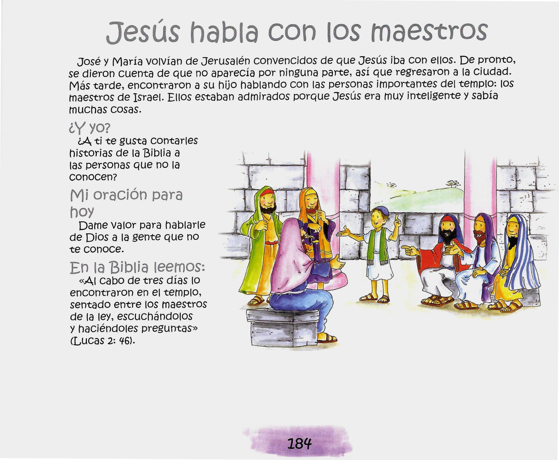 Página ilustrada del devocional