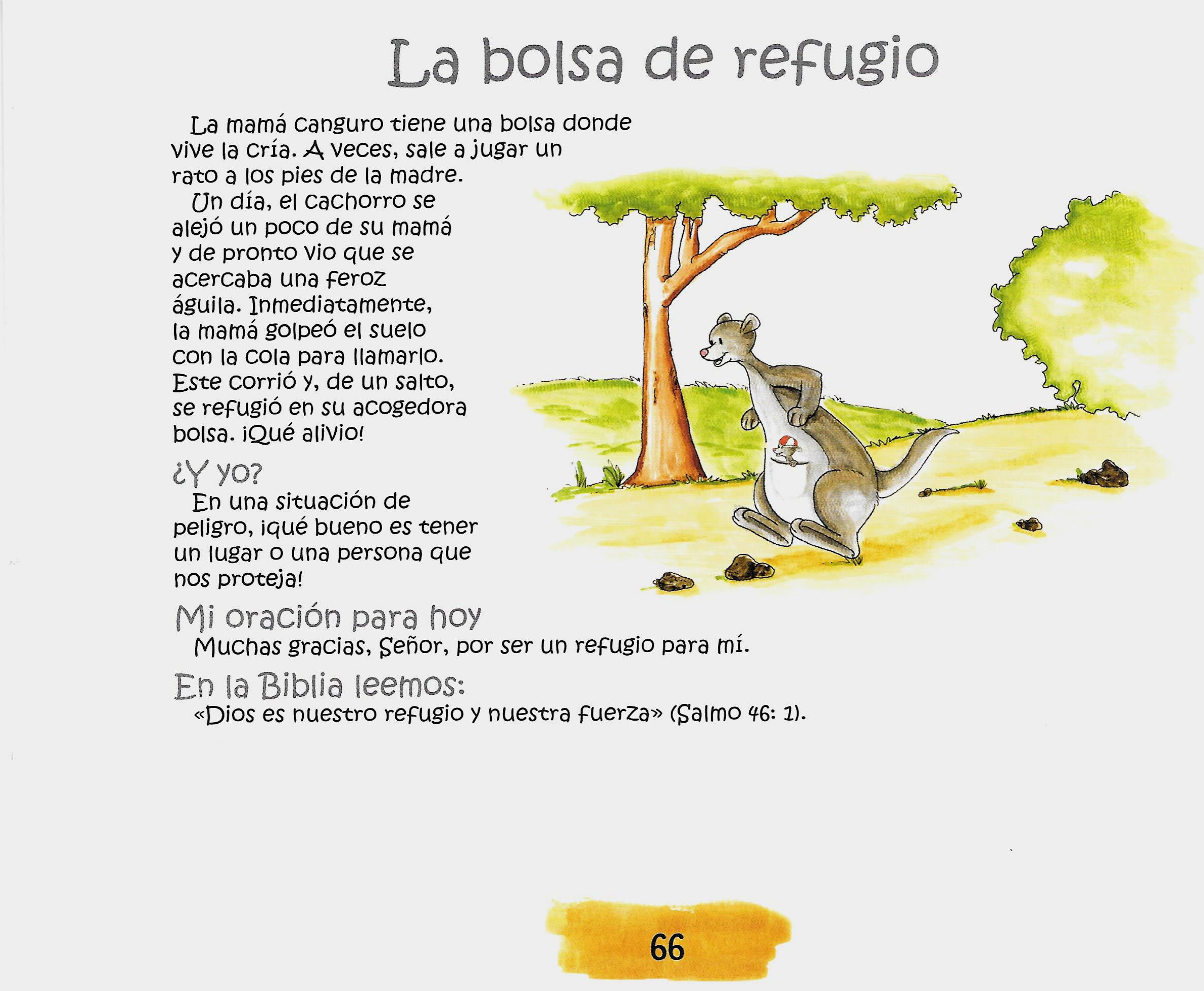 Página ilustrada del devocional