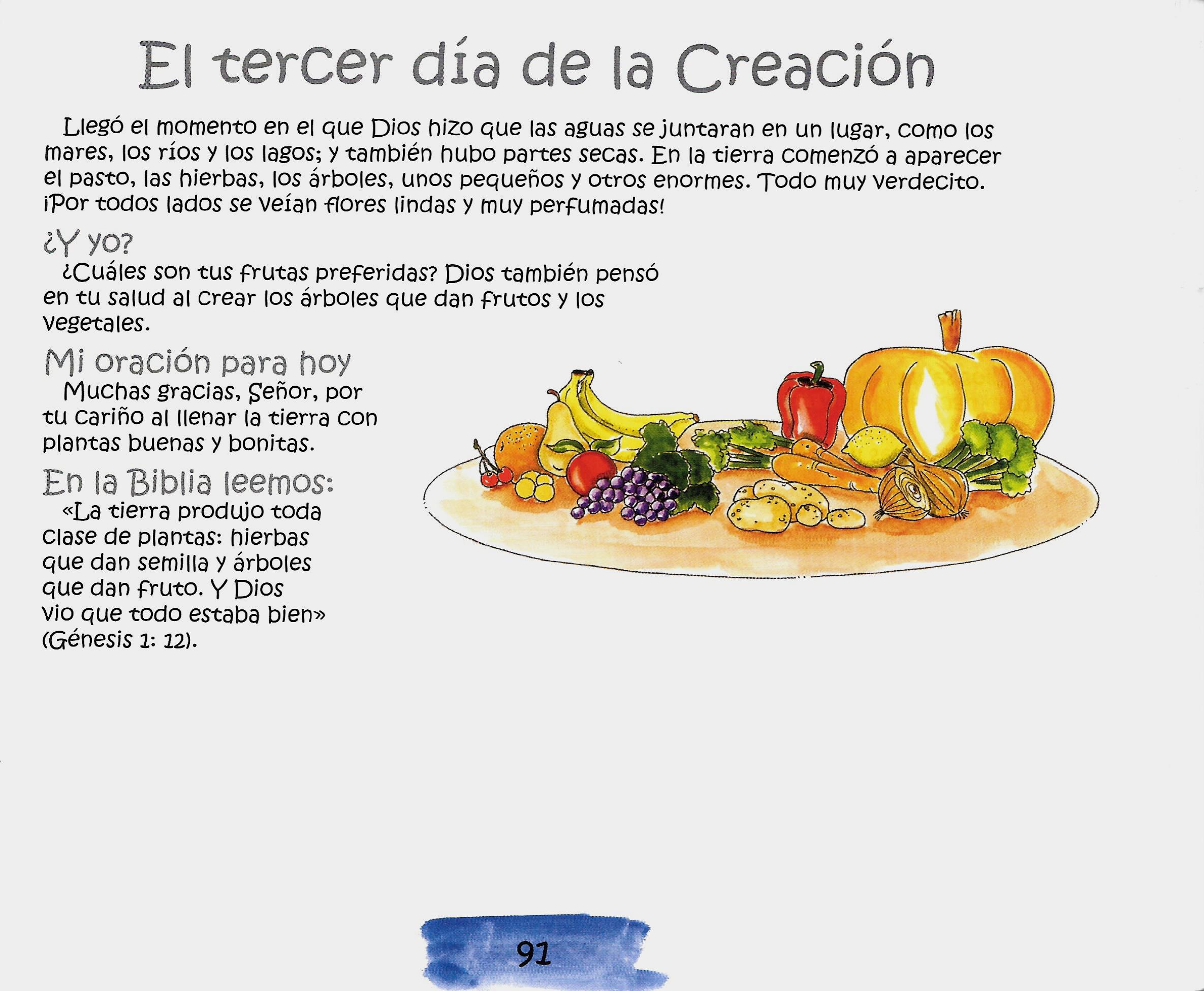 Página ilustrada del devocional