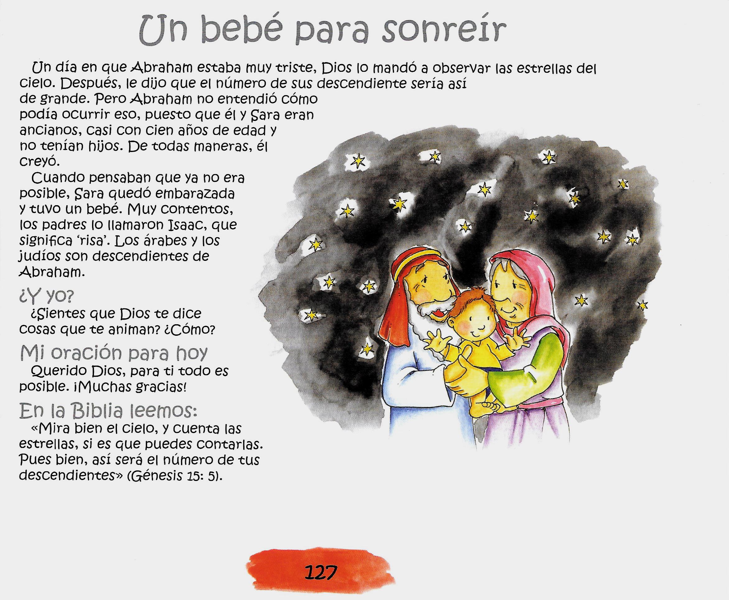 Página ilustrada del devocional