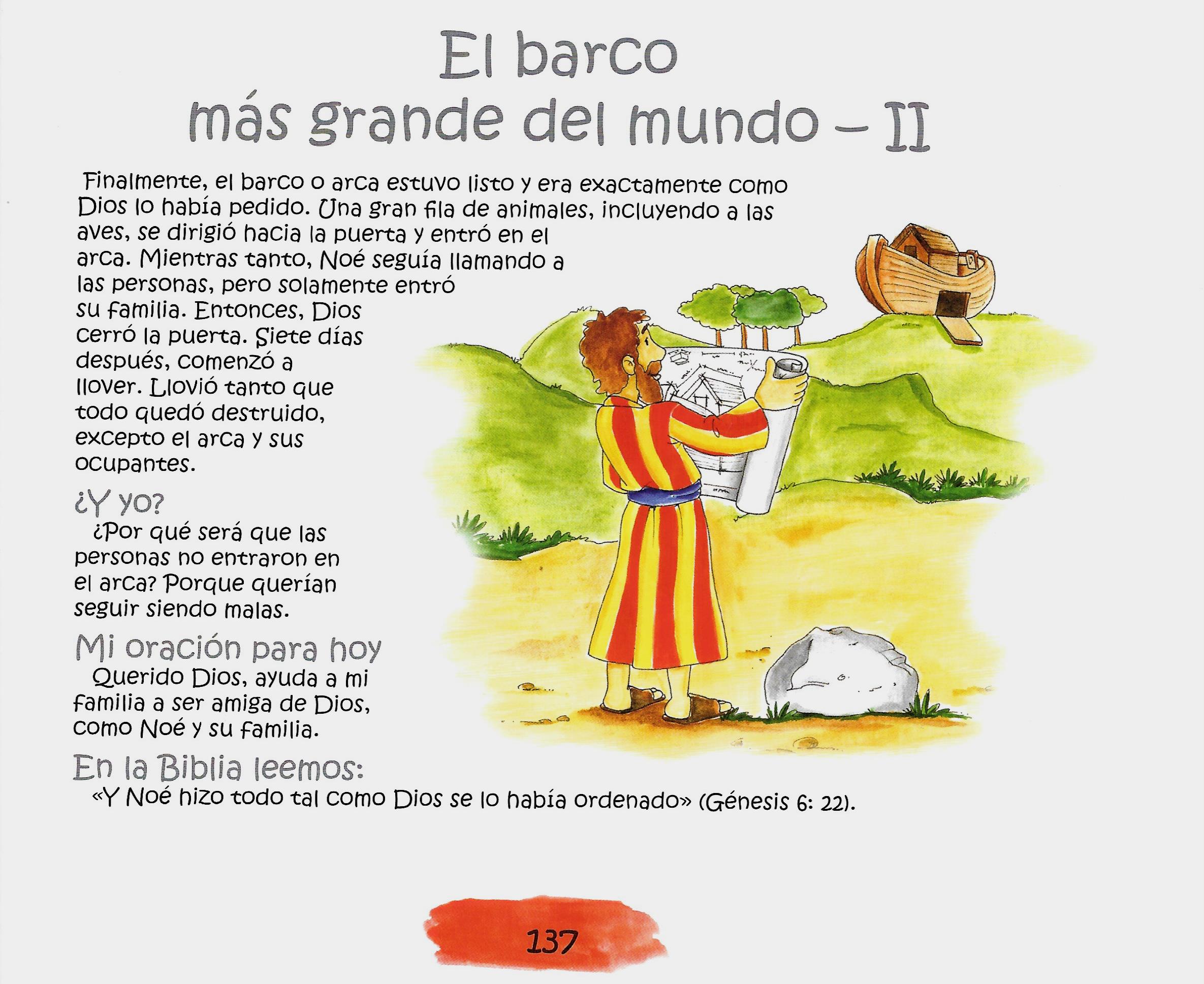 Página ilustrada del devocional