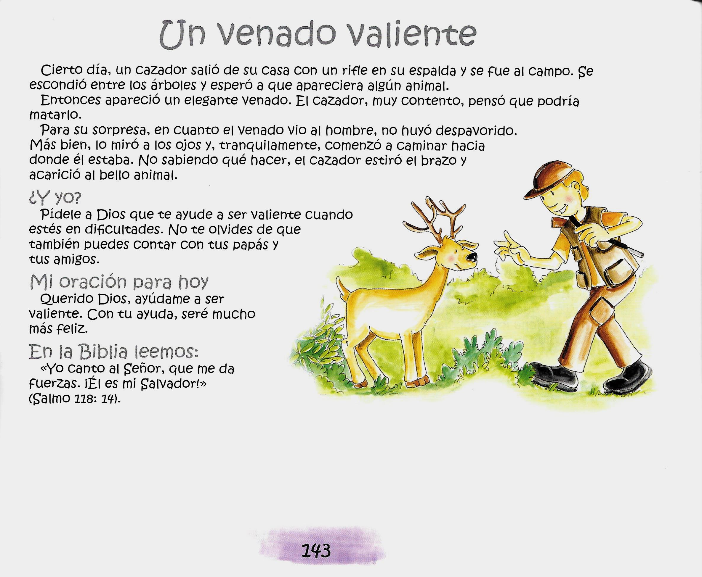 Página ilustrada del devocional