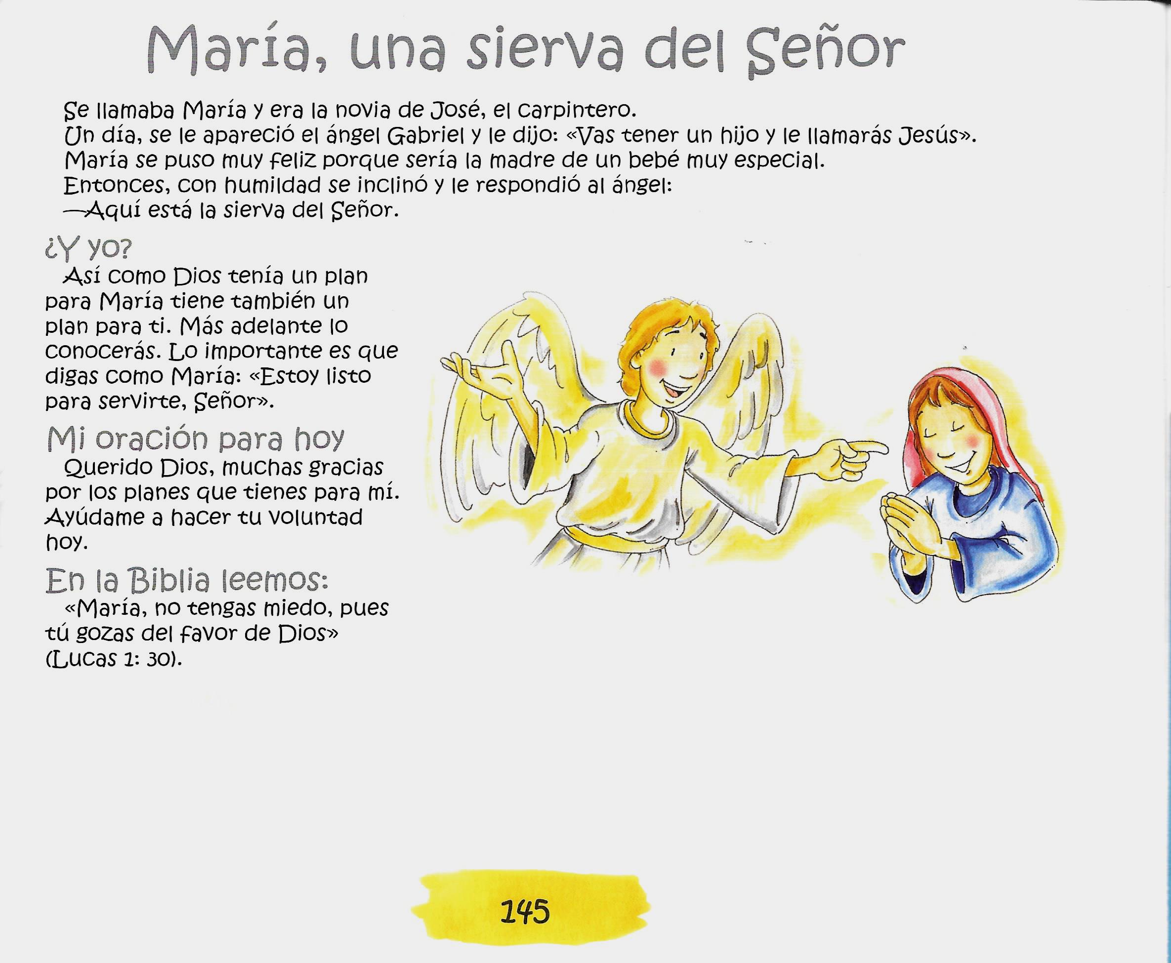Página ilustrada del devocional