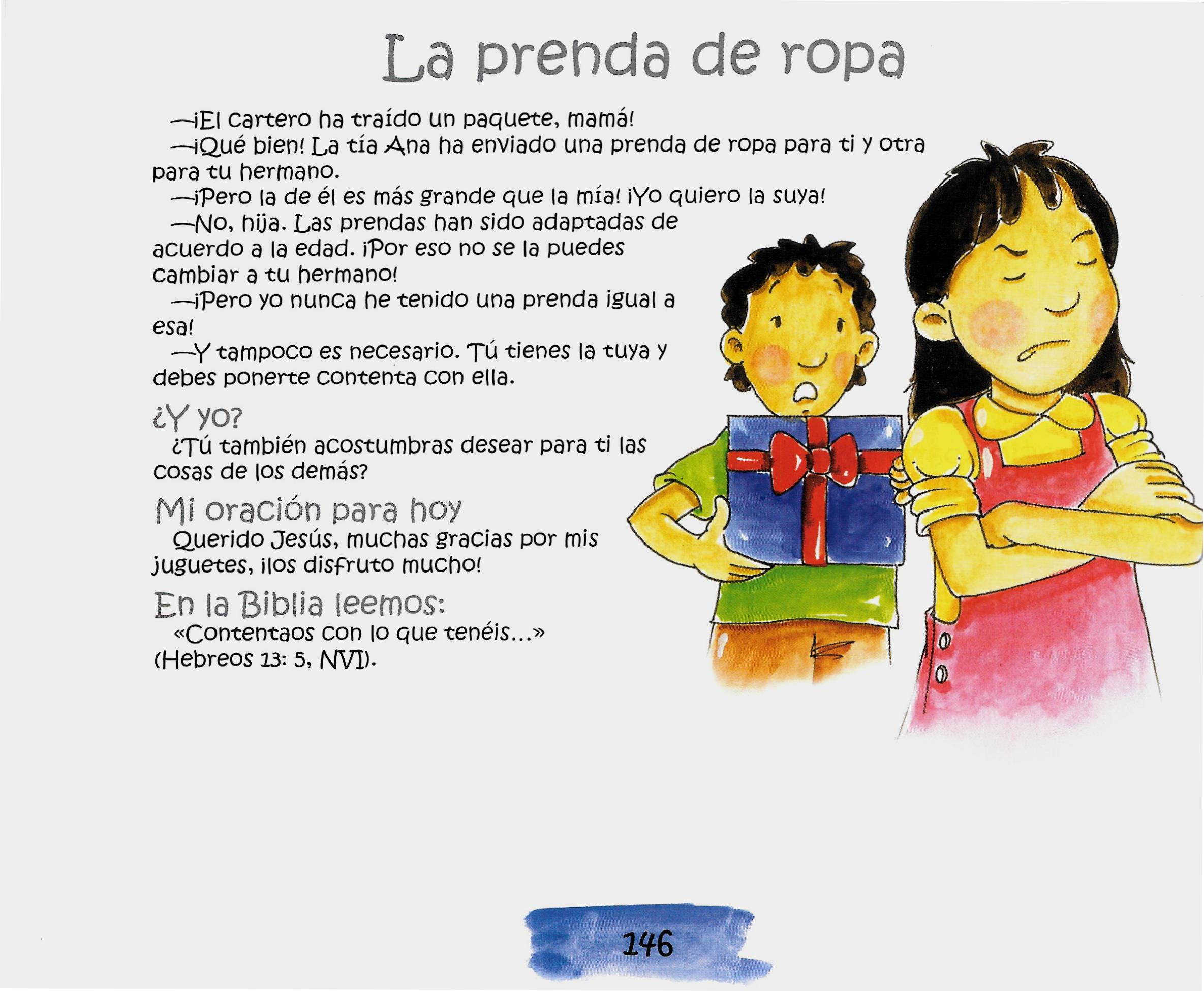 Página ilustrada del devocional
