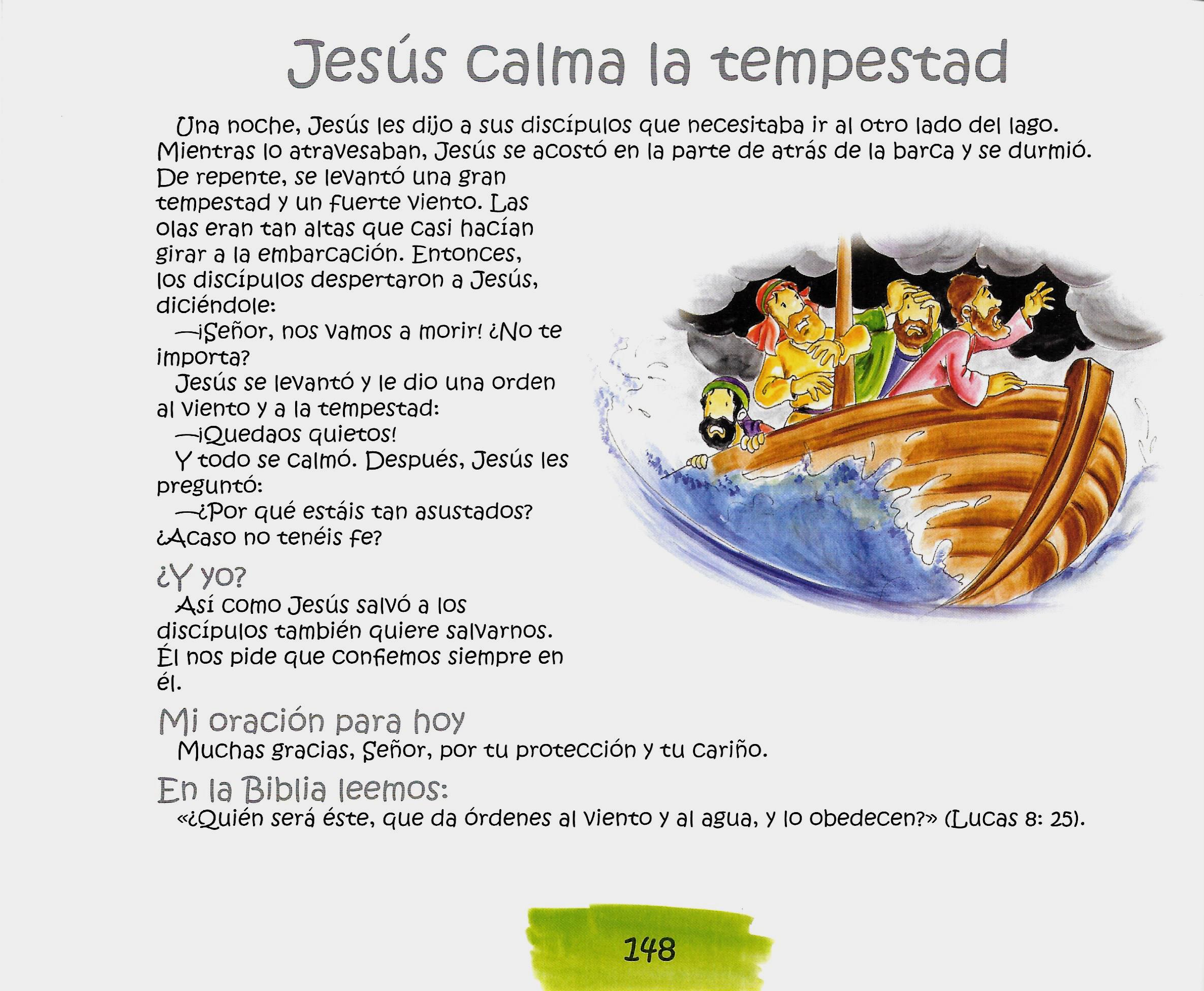 Página ilustrada del devocional