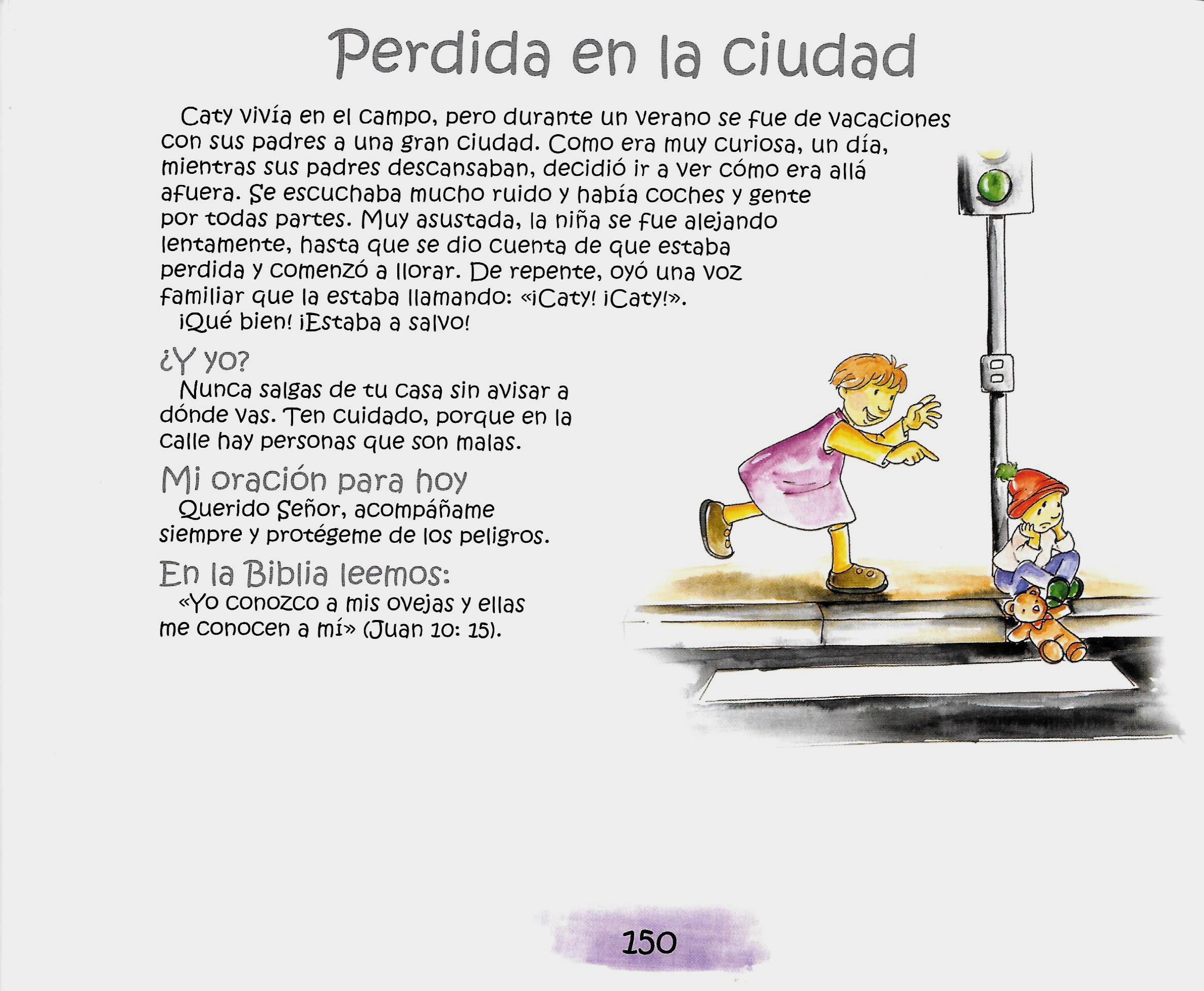 Página ilustrada del devocional