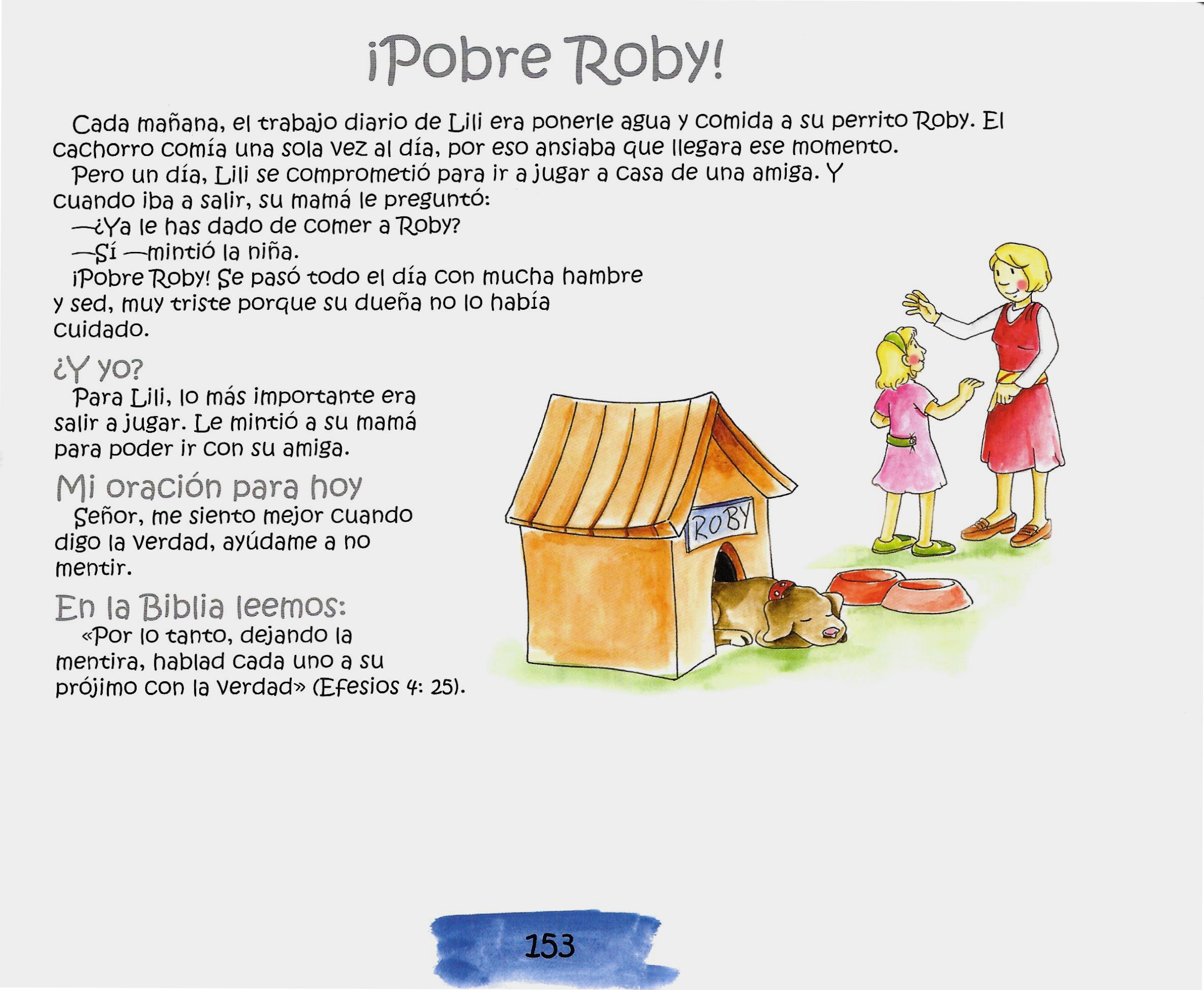 Página ilustrada del devocional