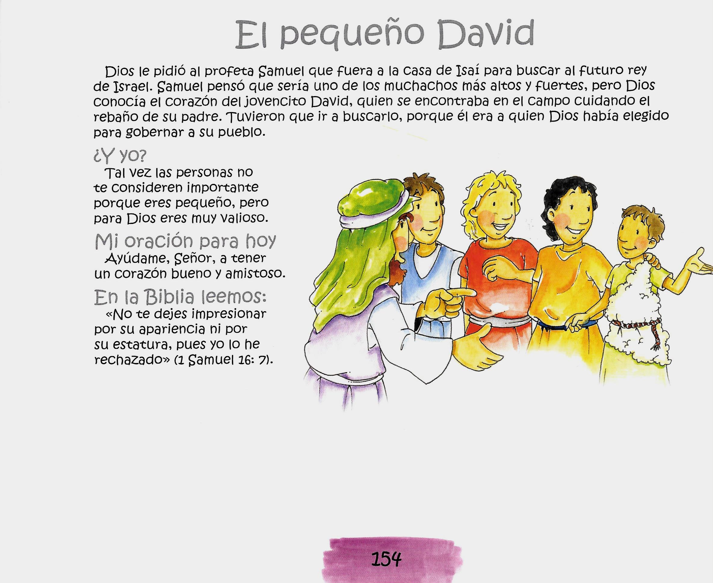Página ilustrada del devocional