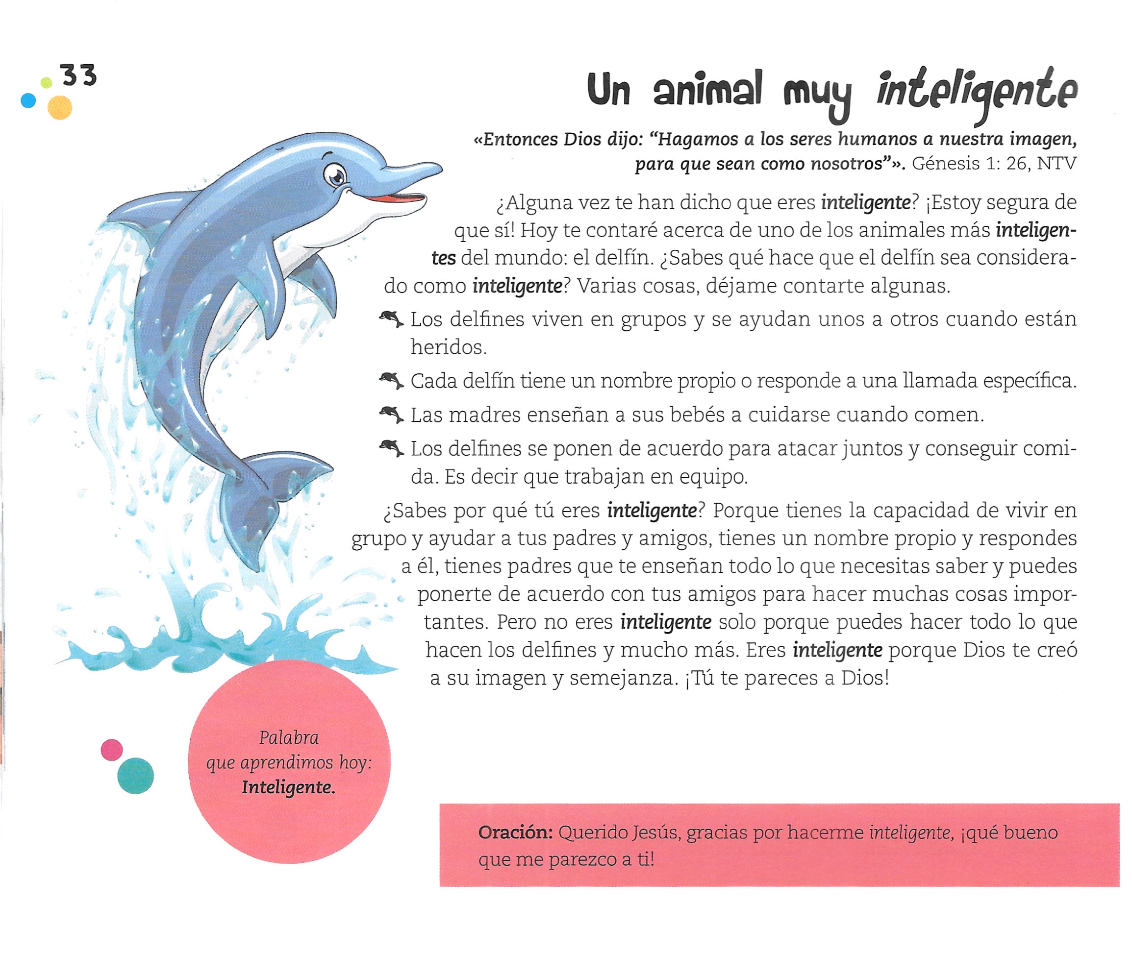 Página ilustrada del devocional