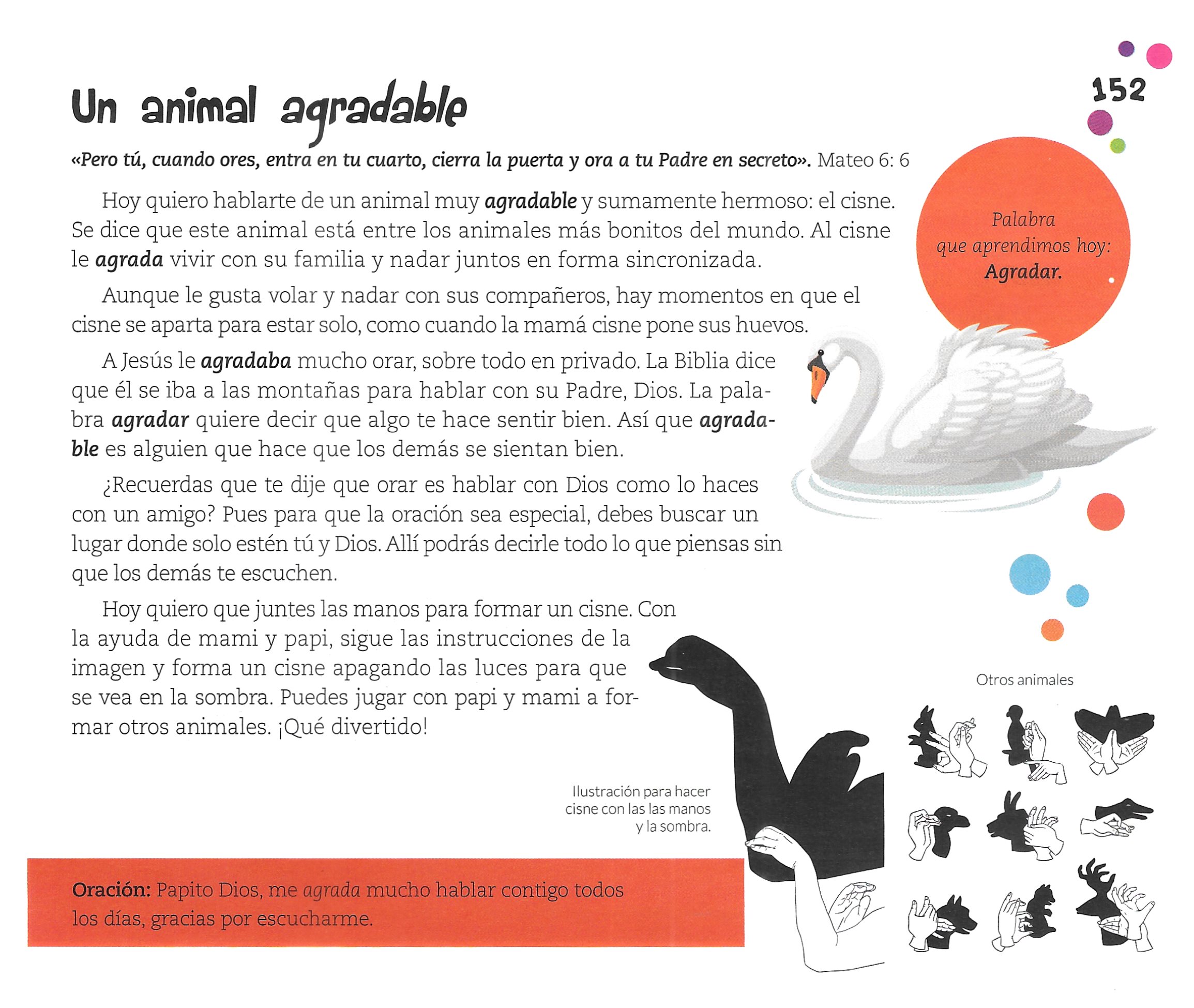 Página ilustrada del devocional
