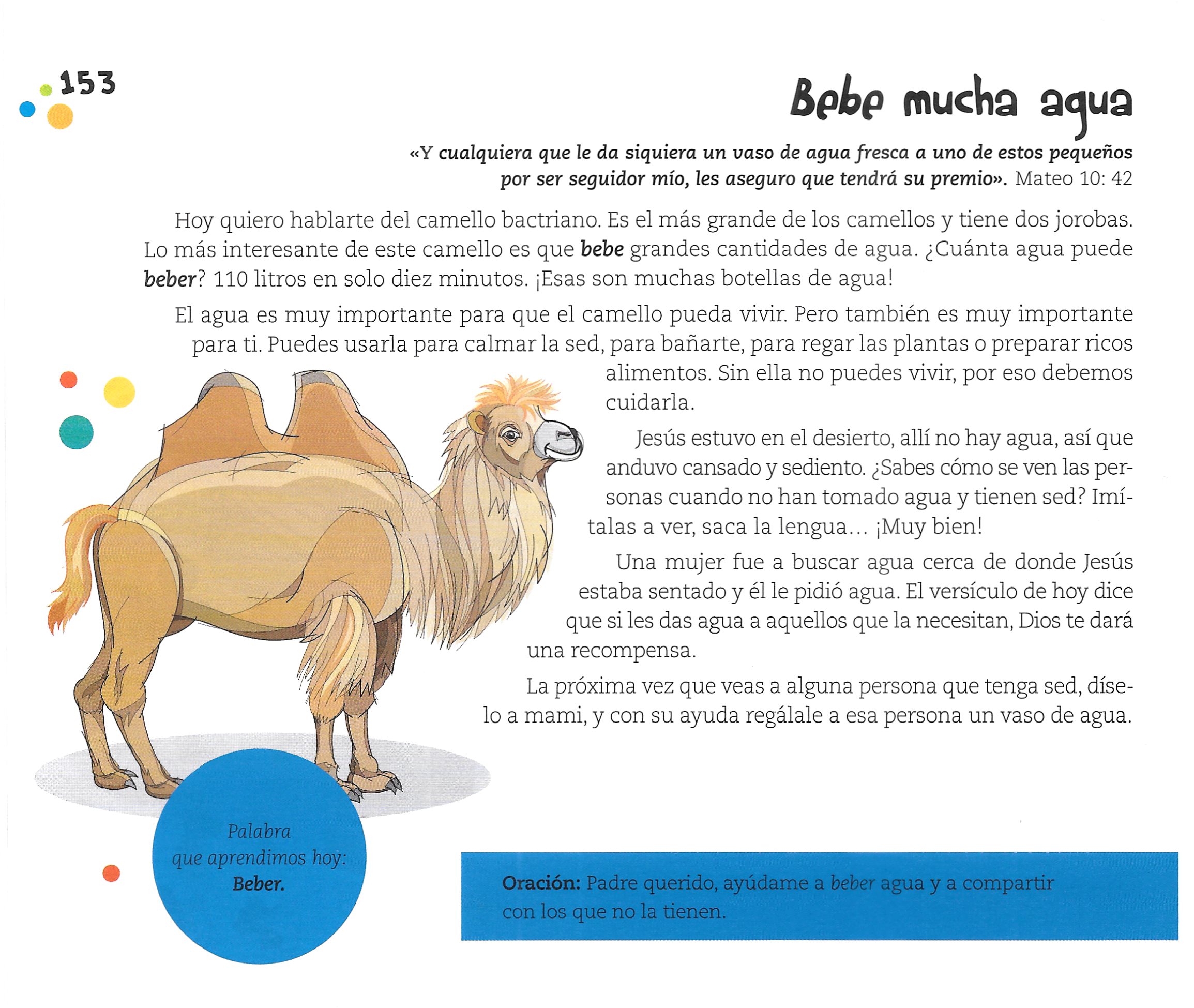 Página ilustrada del devocional