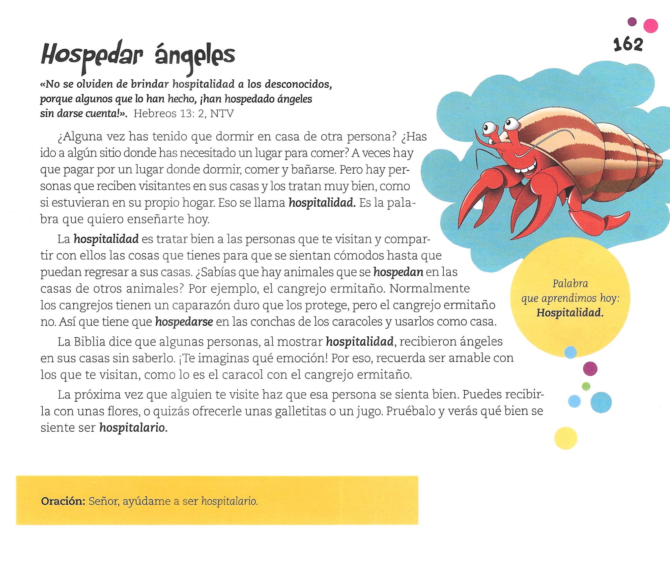 Página ilustrada del devocional