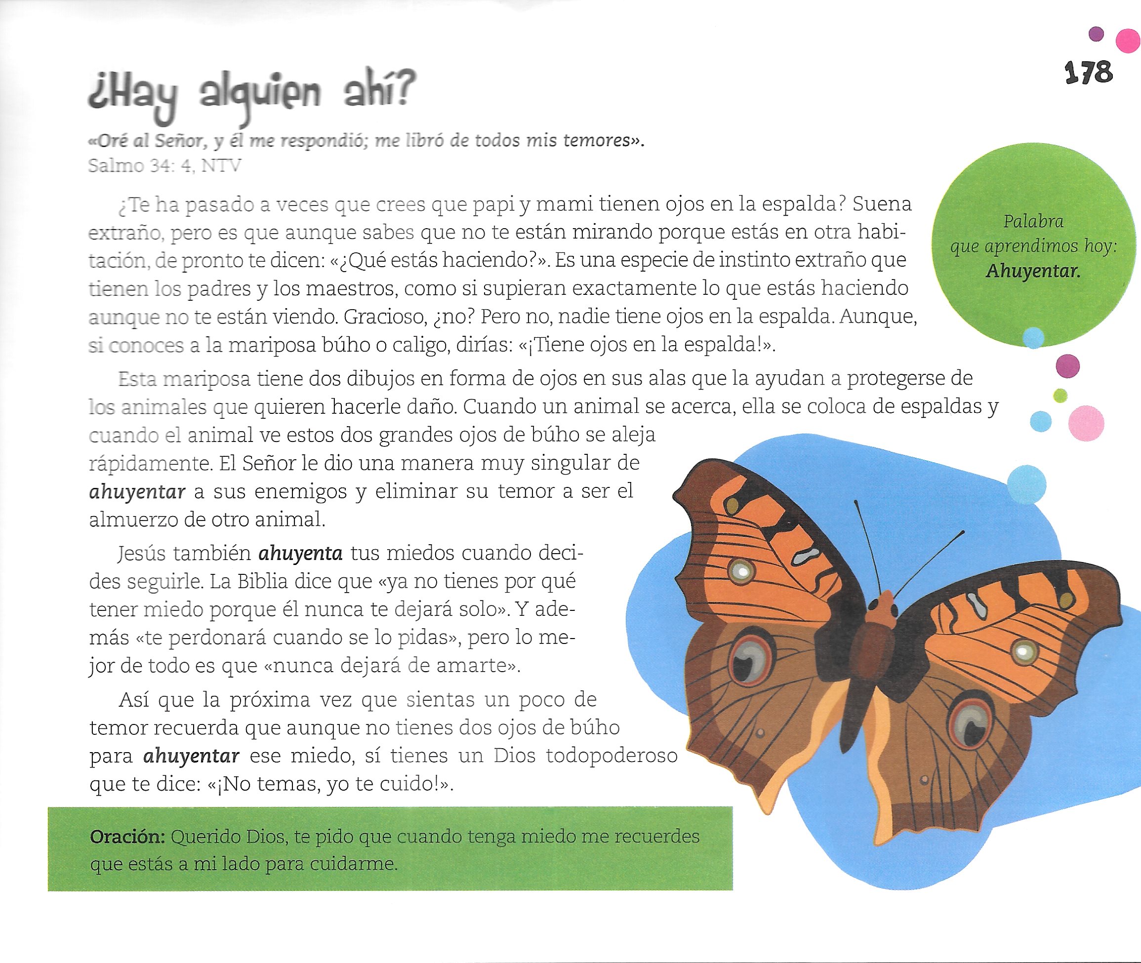 Página ilustrada del devocional