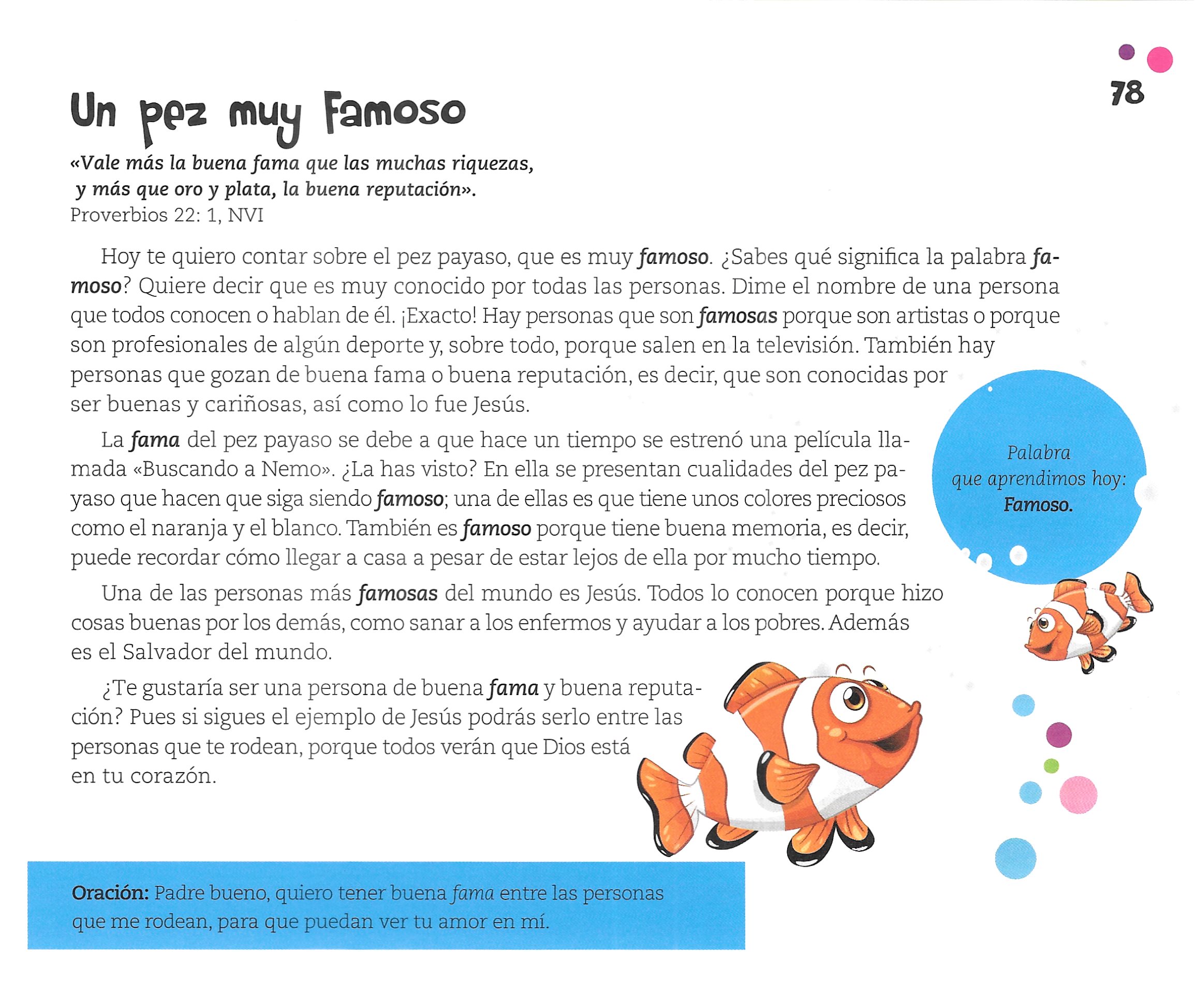 Página ilustrada del devocional