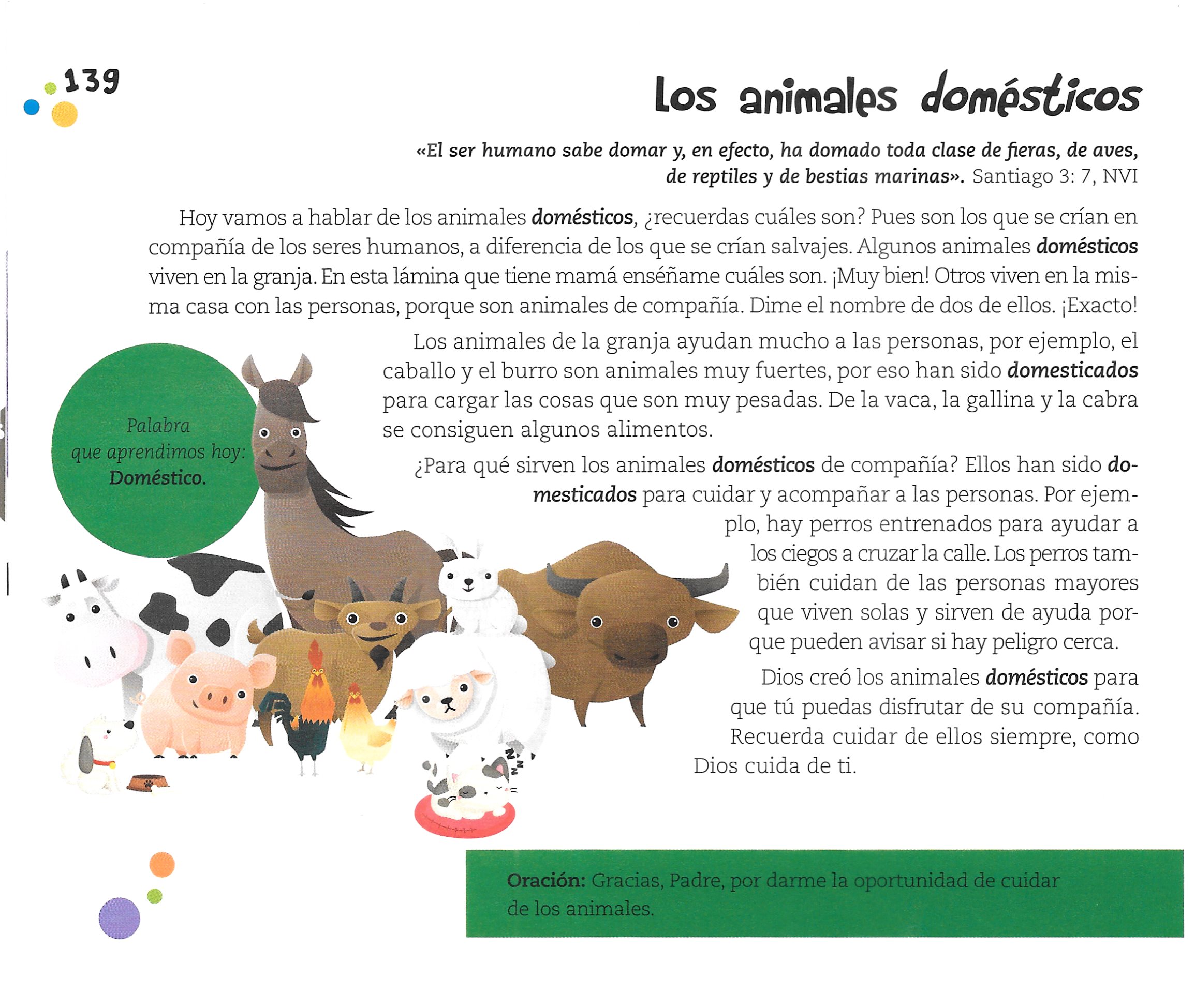 Página ilustrada del devocional