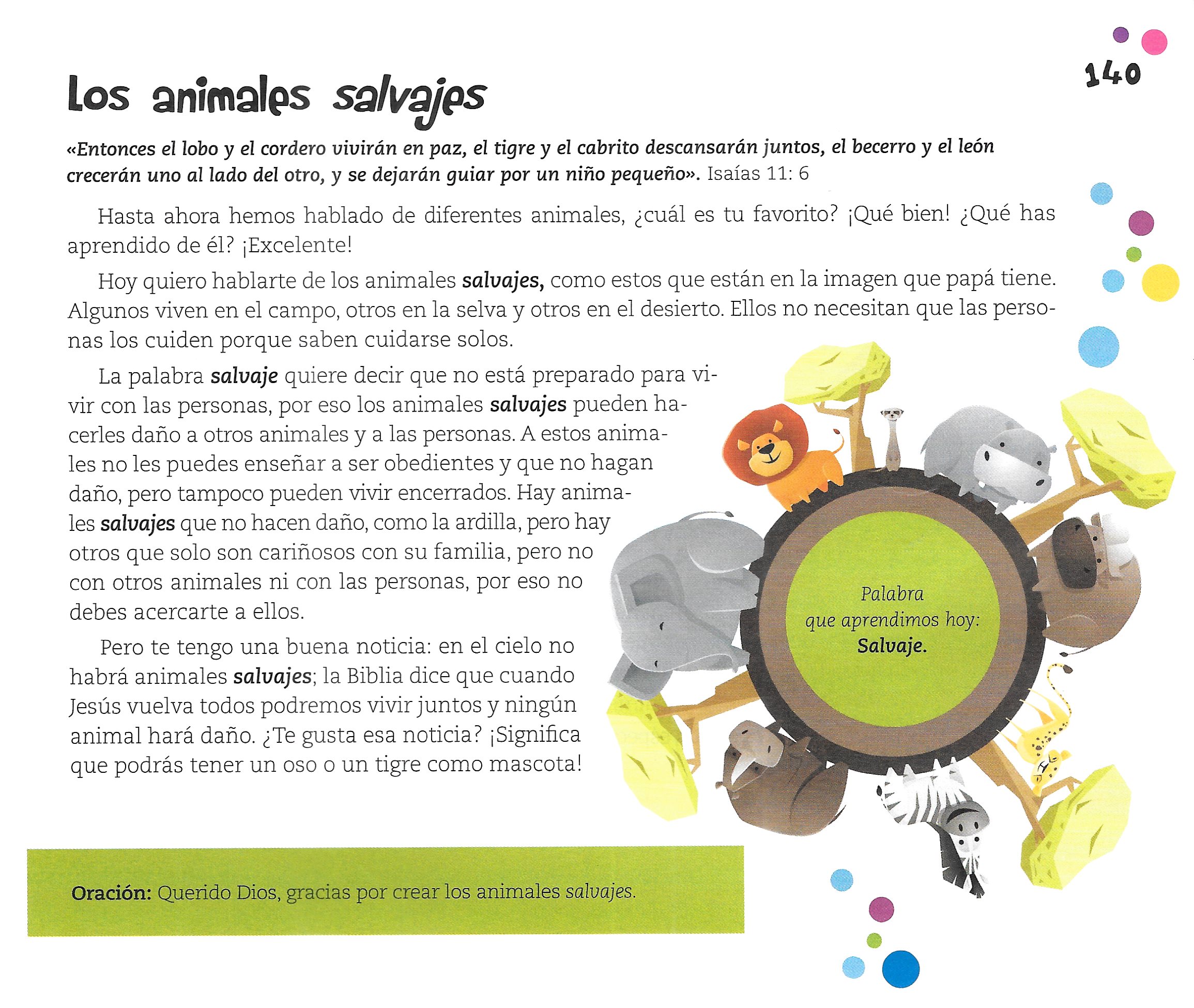 Página ilustrada del devocional