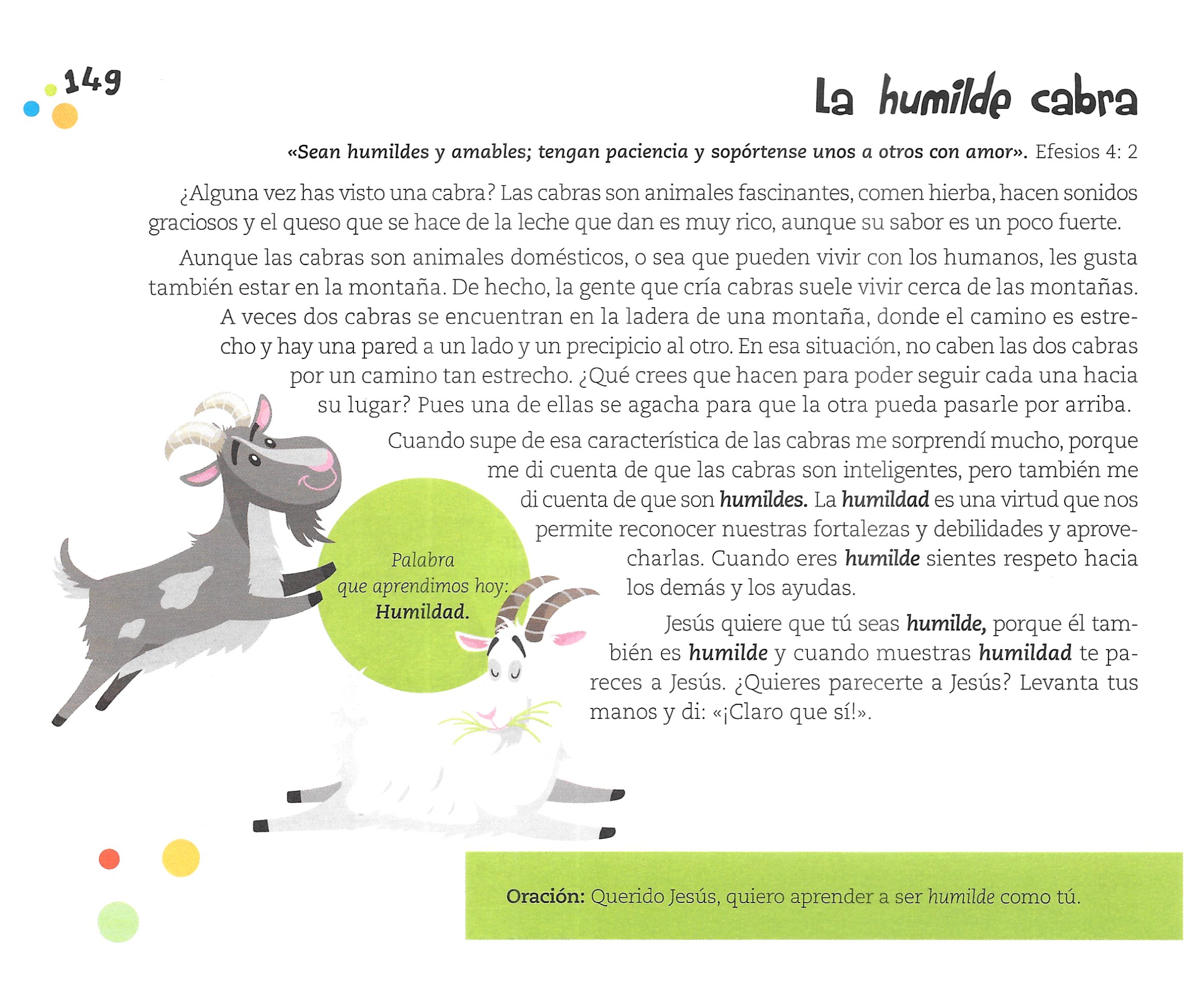 Página ilustrada del devocional