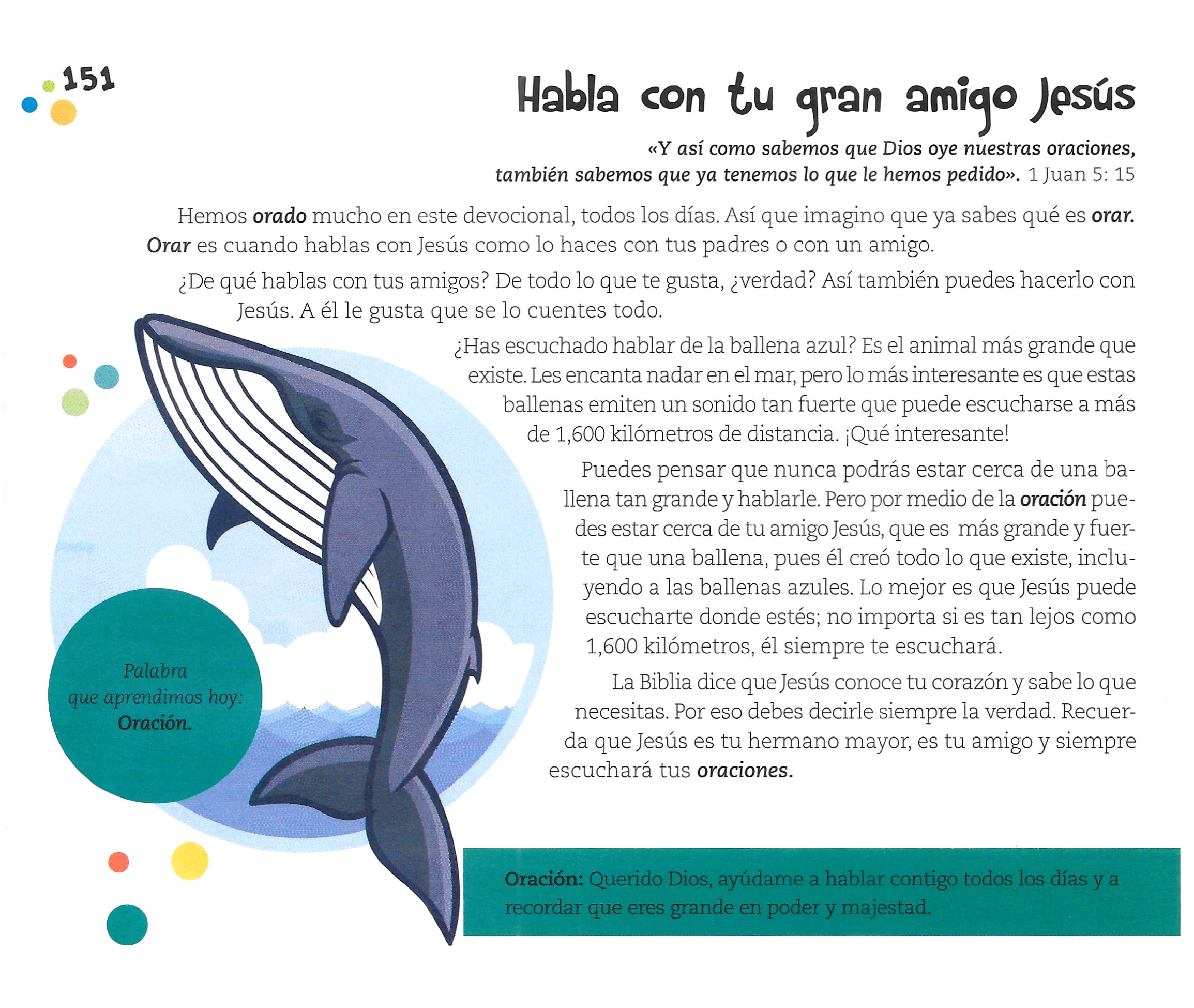 Página ilustrada del devocional