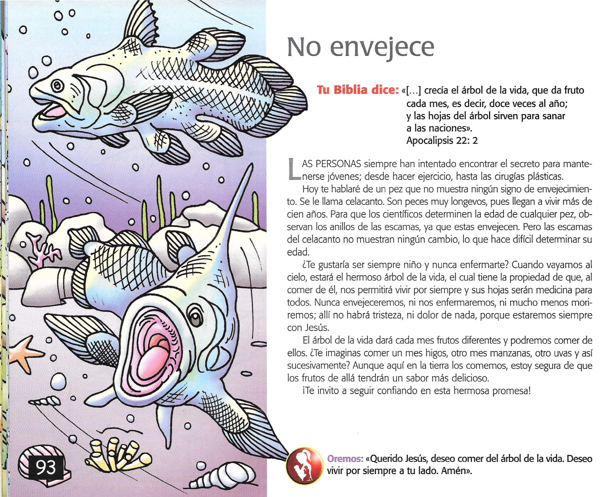 Página ilustrada del devocional