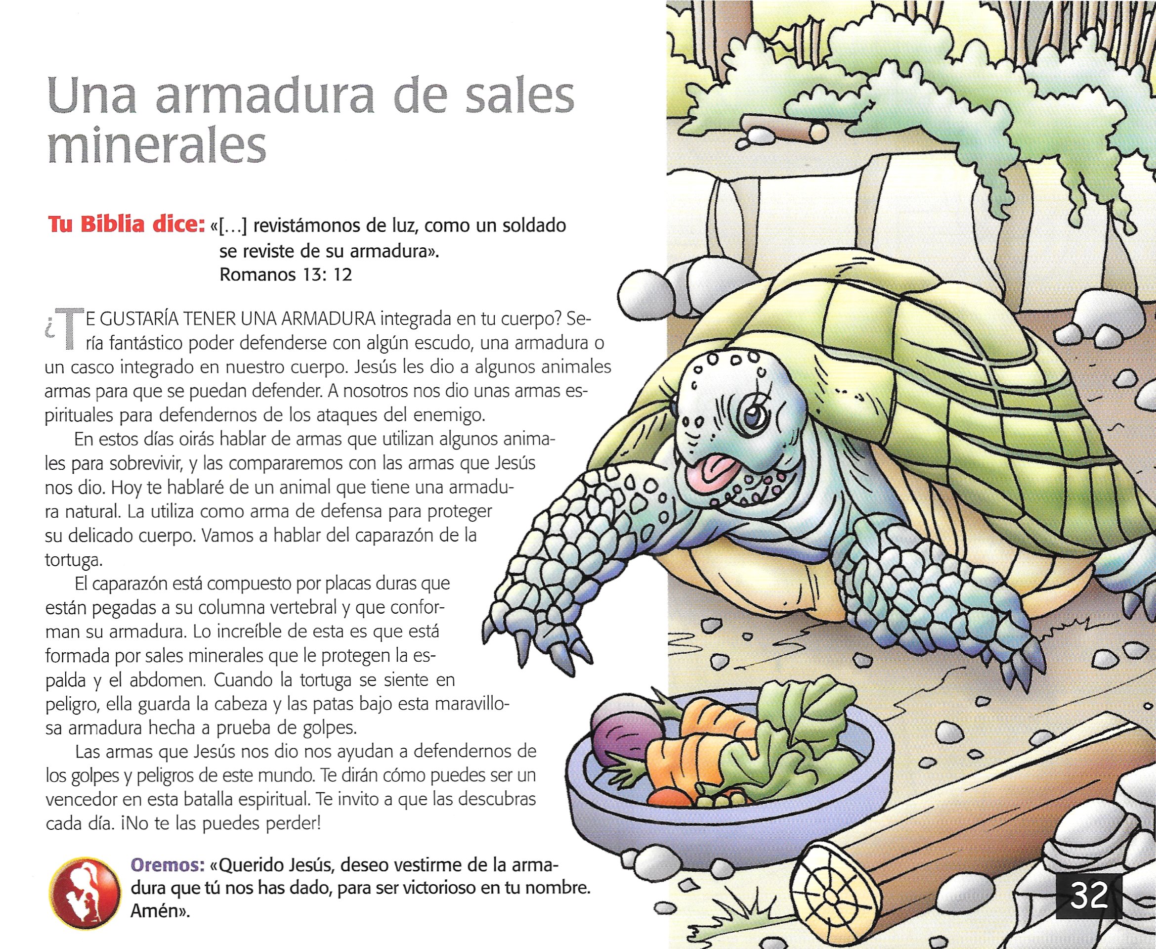 Página ilustrada del devocional