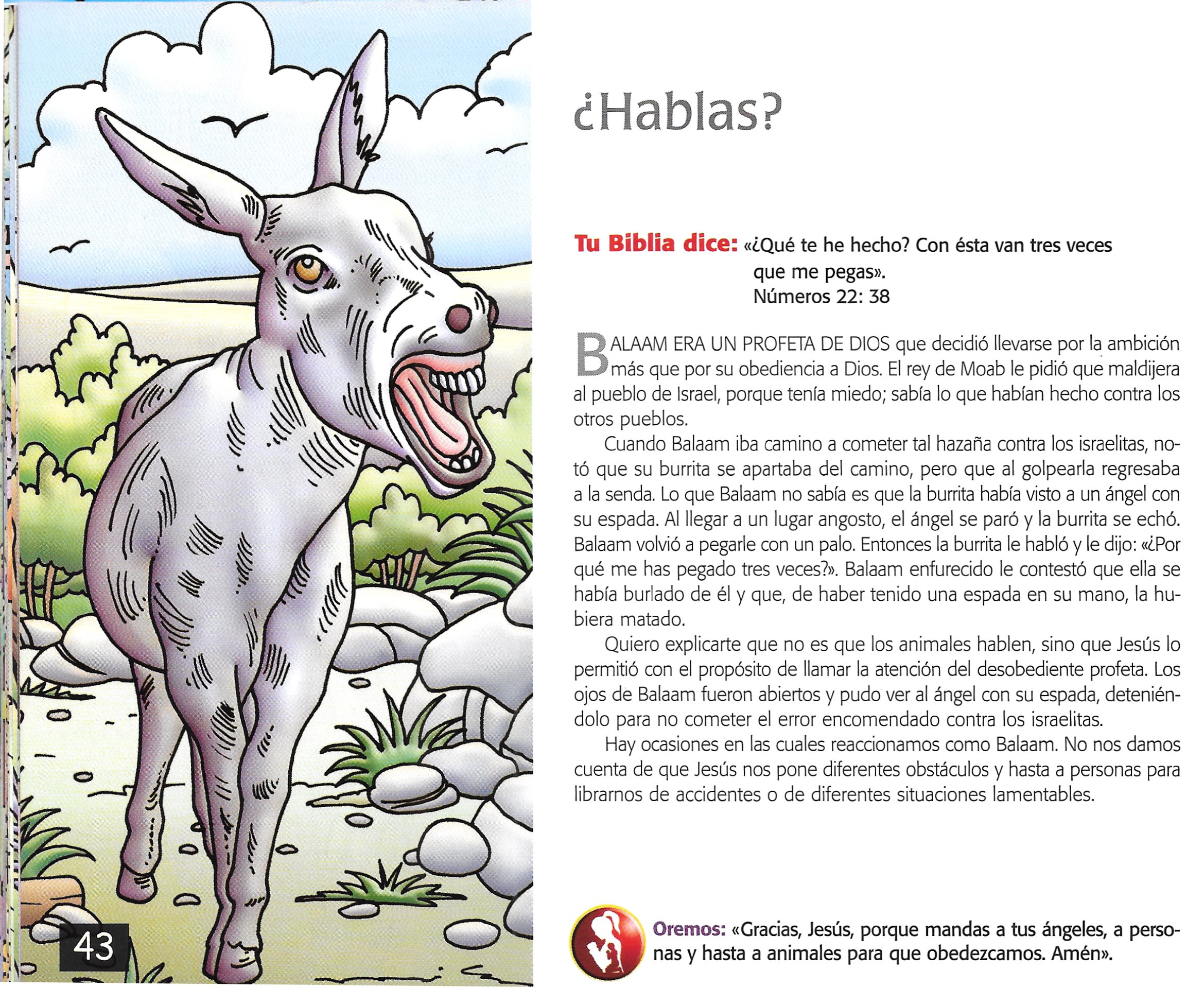 Página ilustrada del devocional