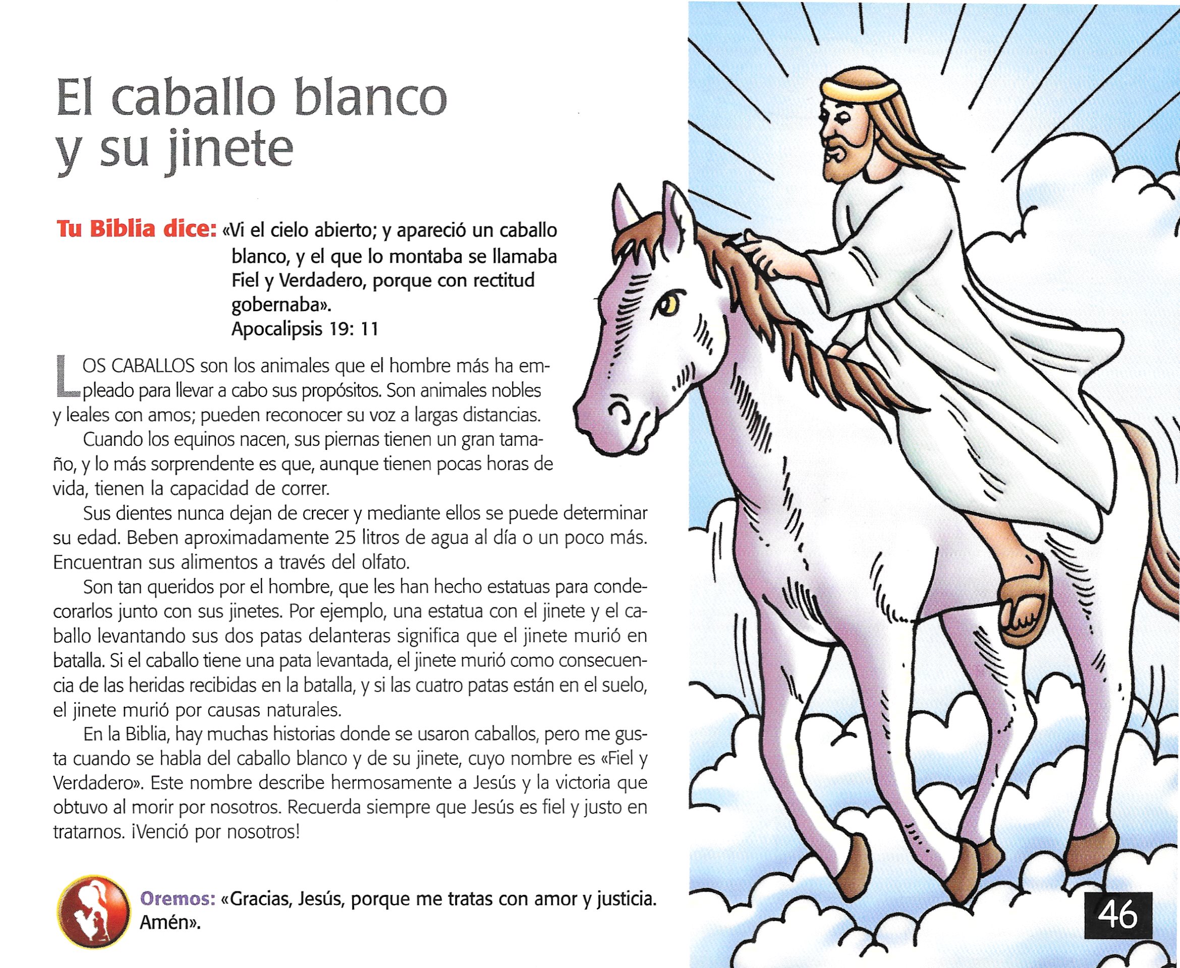 Página ilustrada del devocional