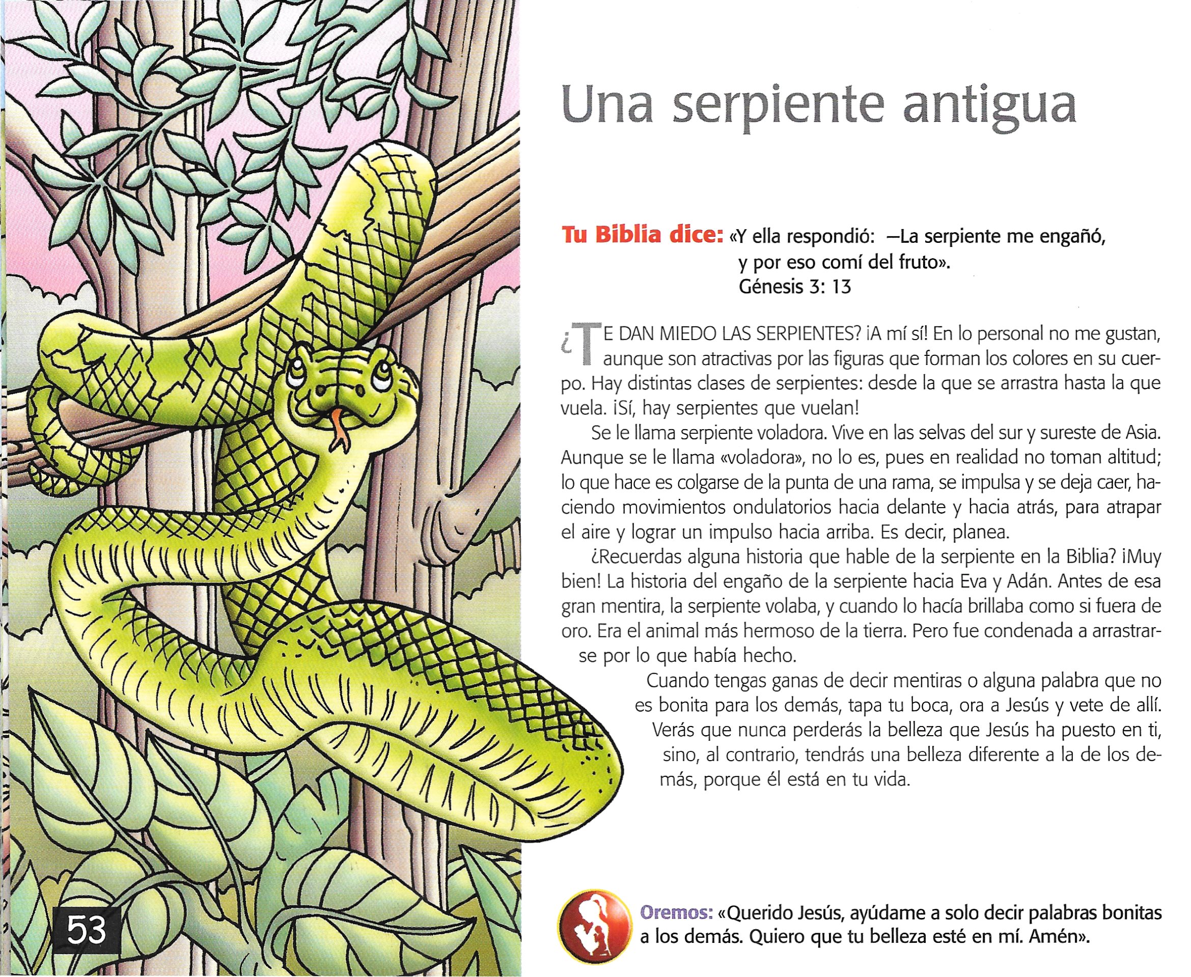 Página ilustrada del devocional