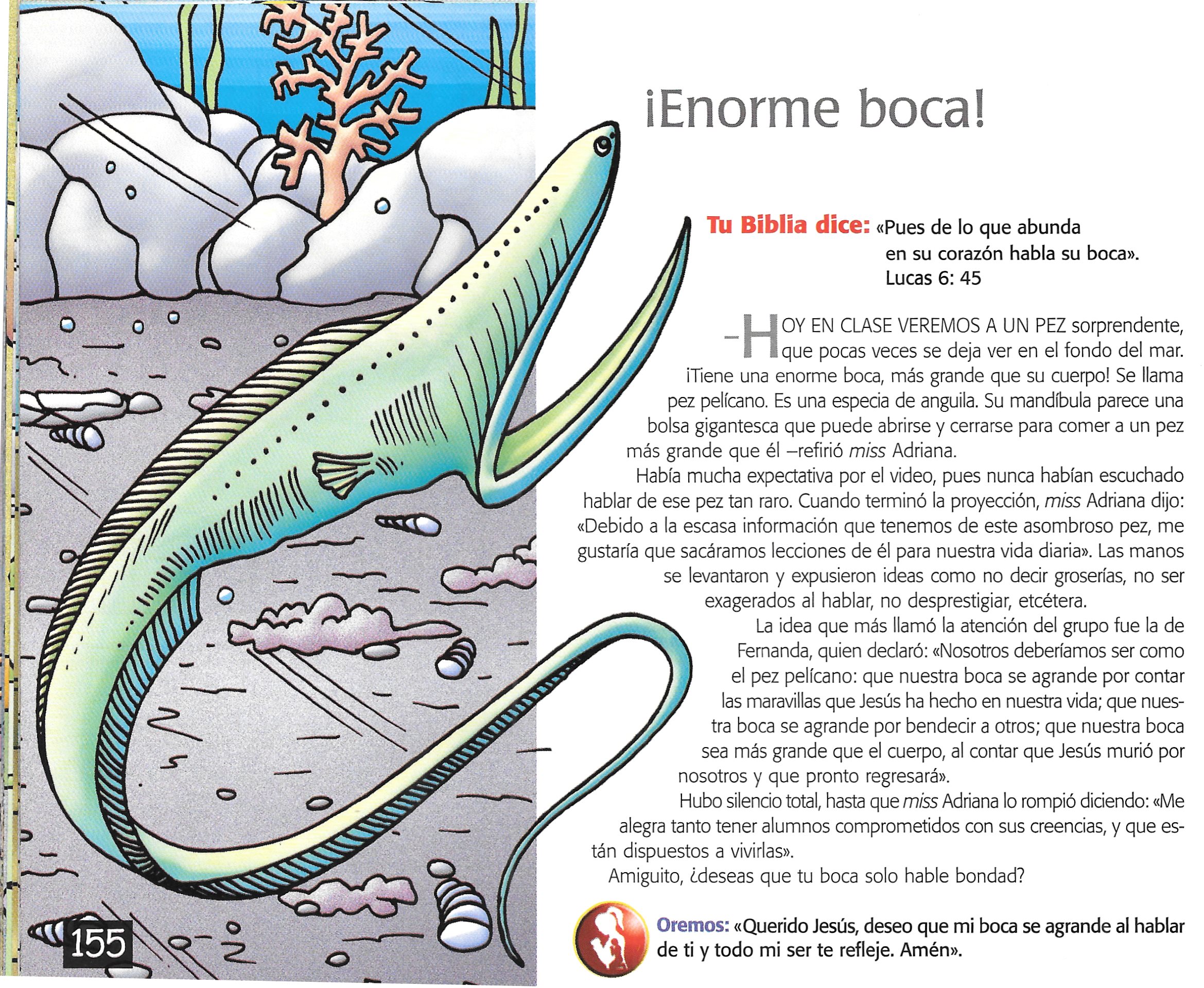 Página ilustrada del devocional