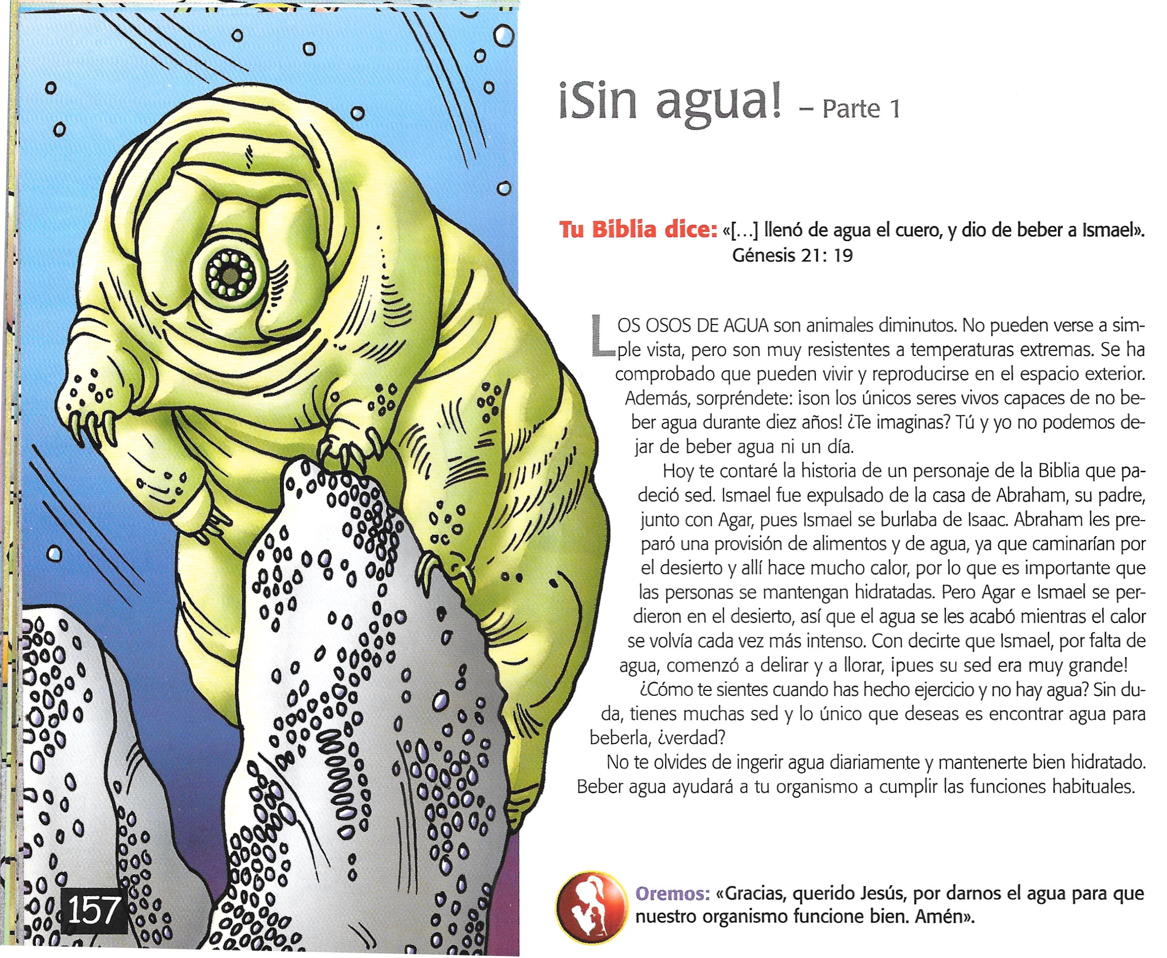 Página ilustrada del devocional