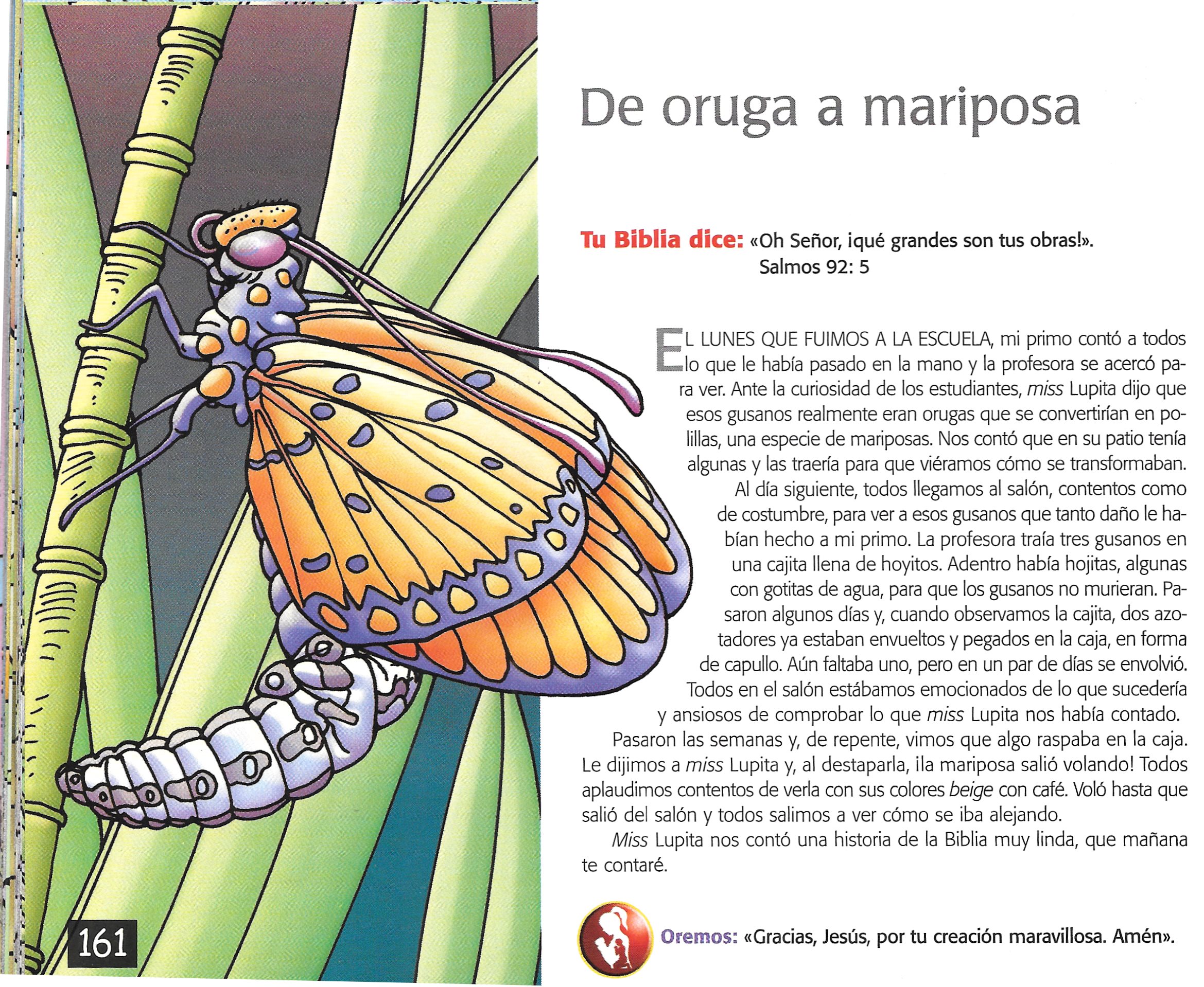 Página ilustrada del devocional