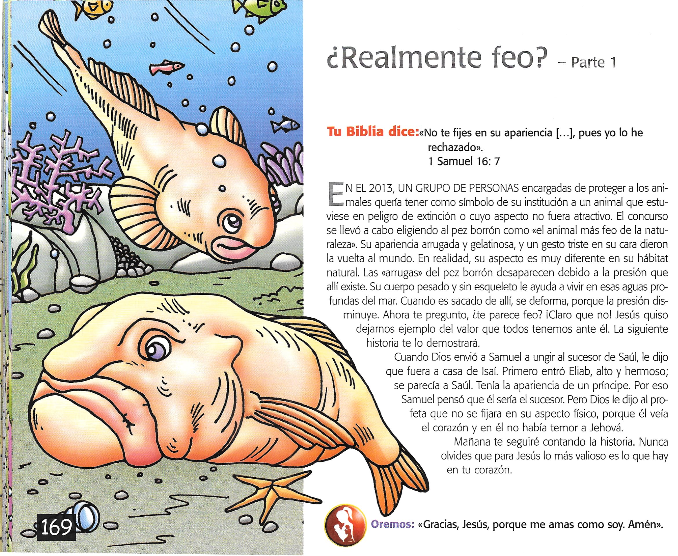 Página ilustrada del devocional