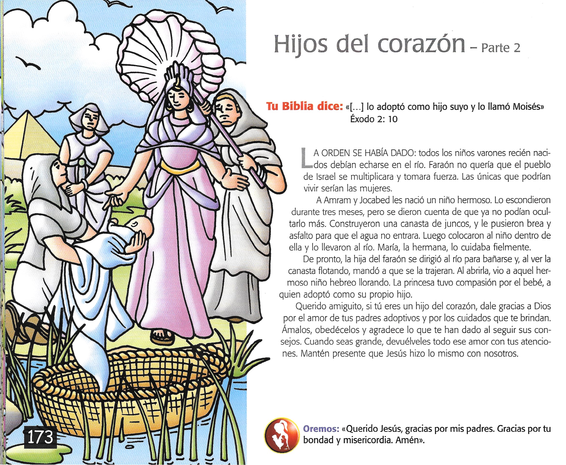 Página ilustrada del devocional