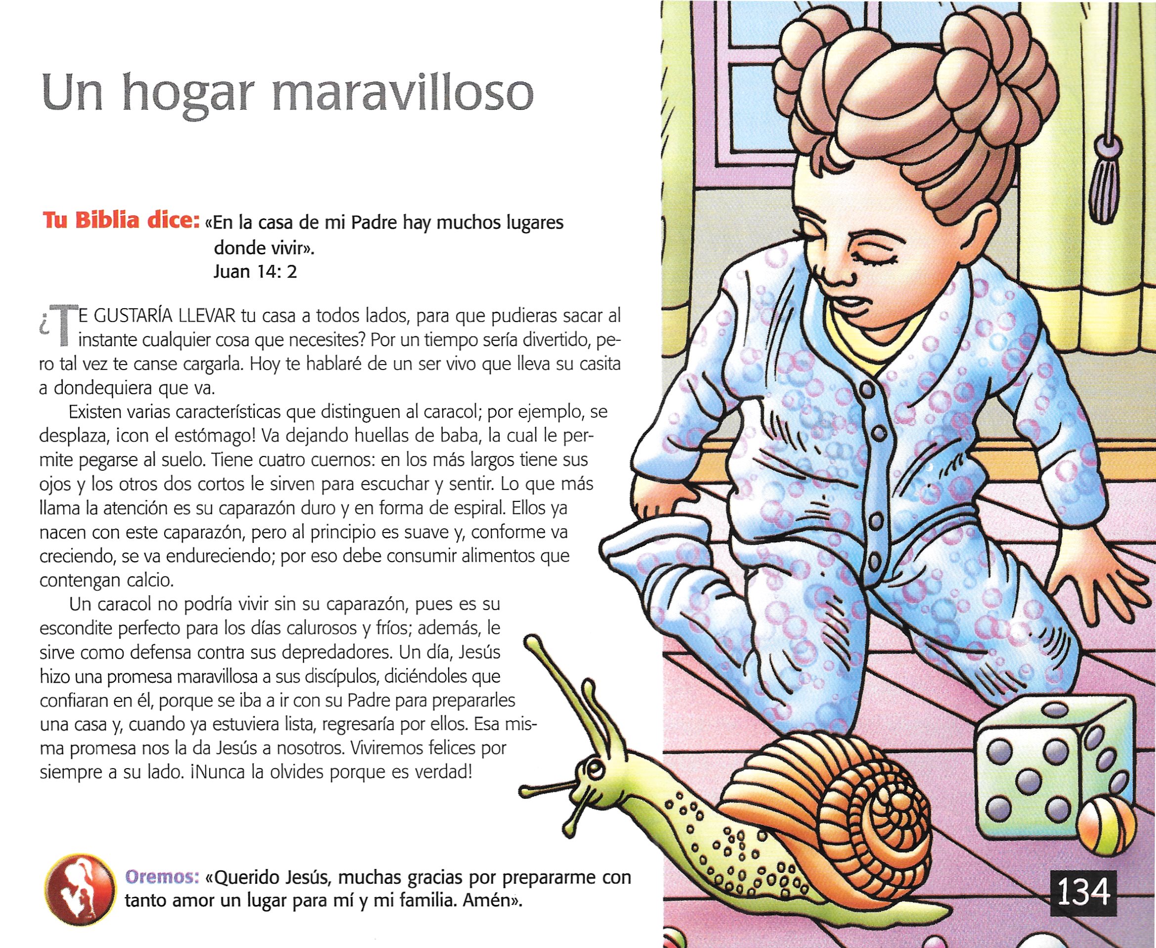 Página ilustrada del devocional