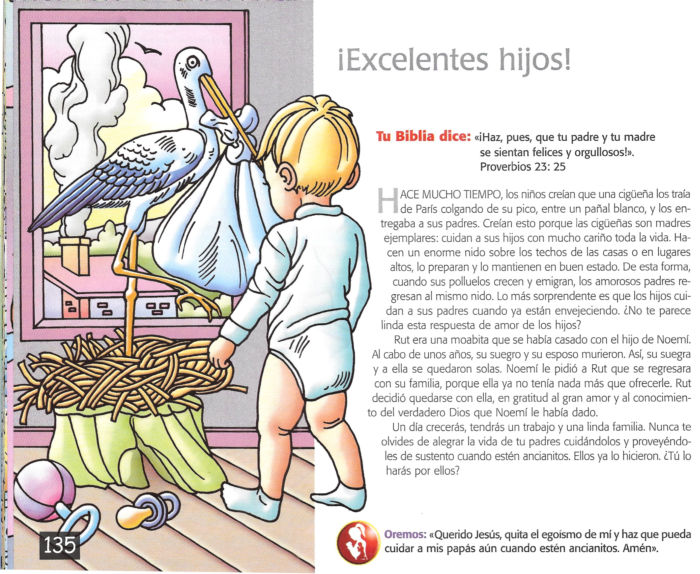 Página ilustrada del devocional