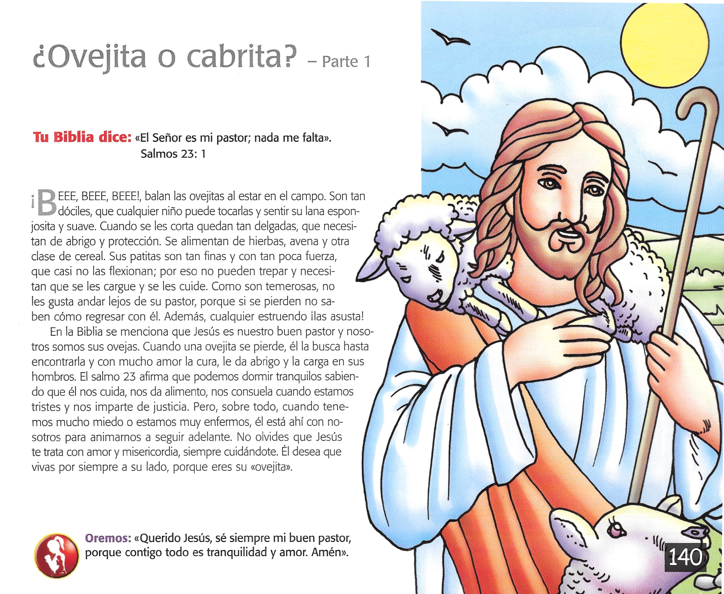 Página ilustrada del devocional