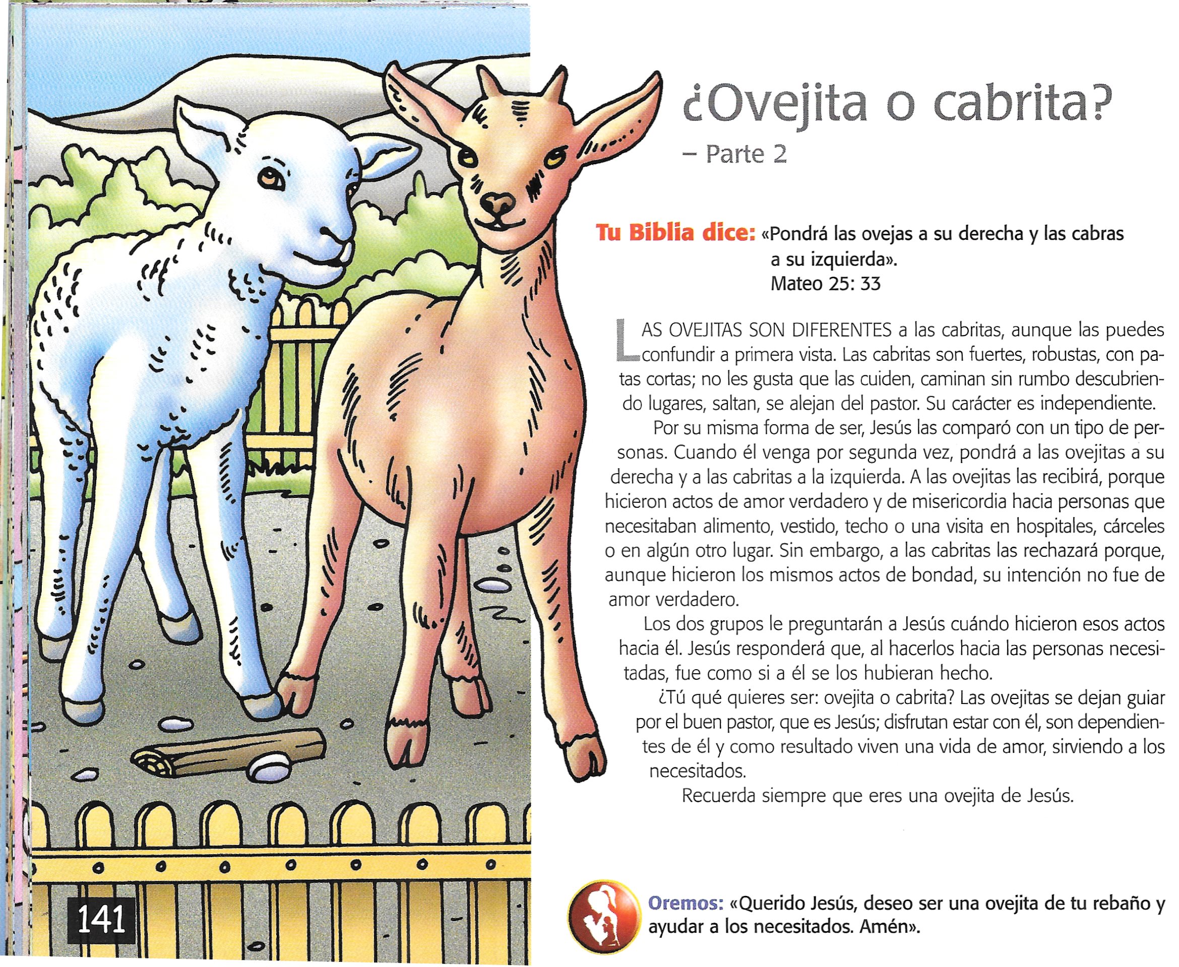 Página ilustrada del devocional