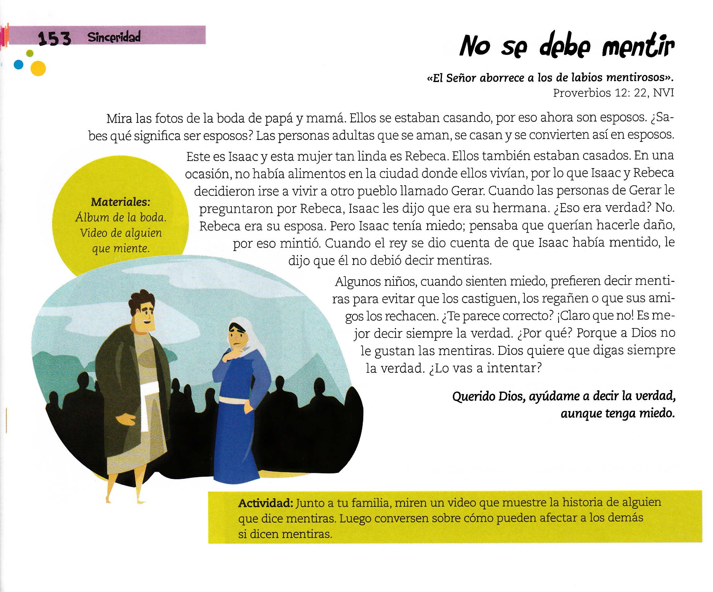 Página ilustrada del devocional