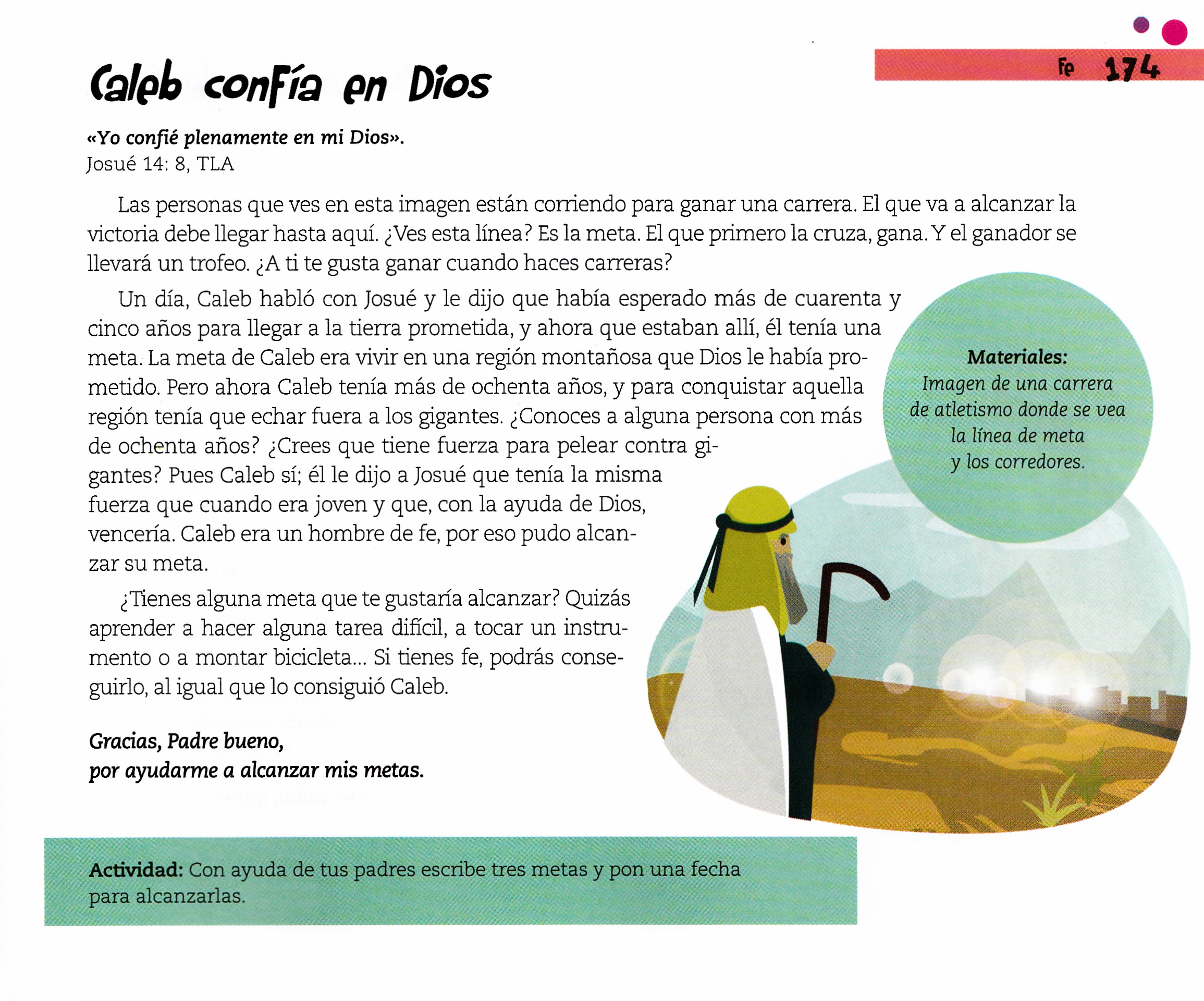 Página ilustrada del devocional