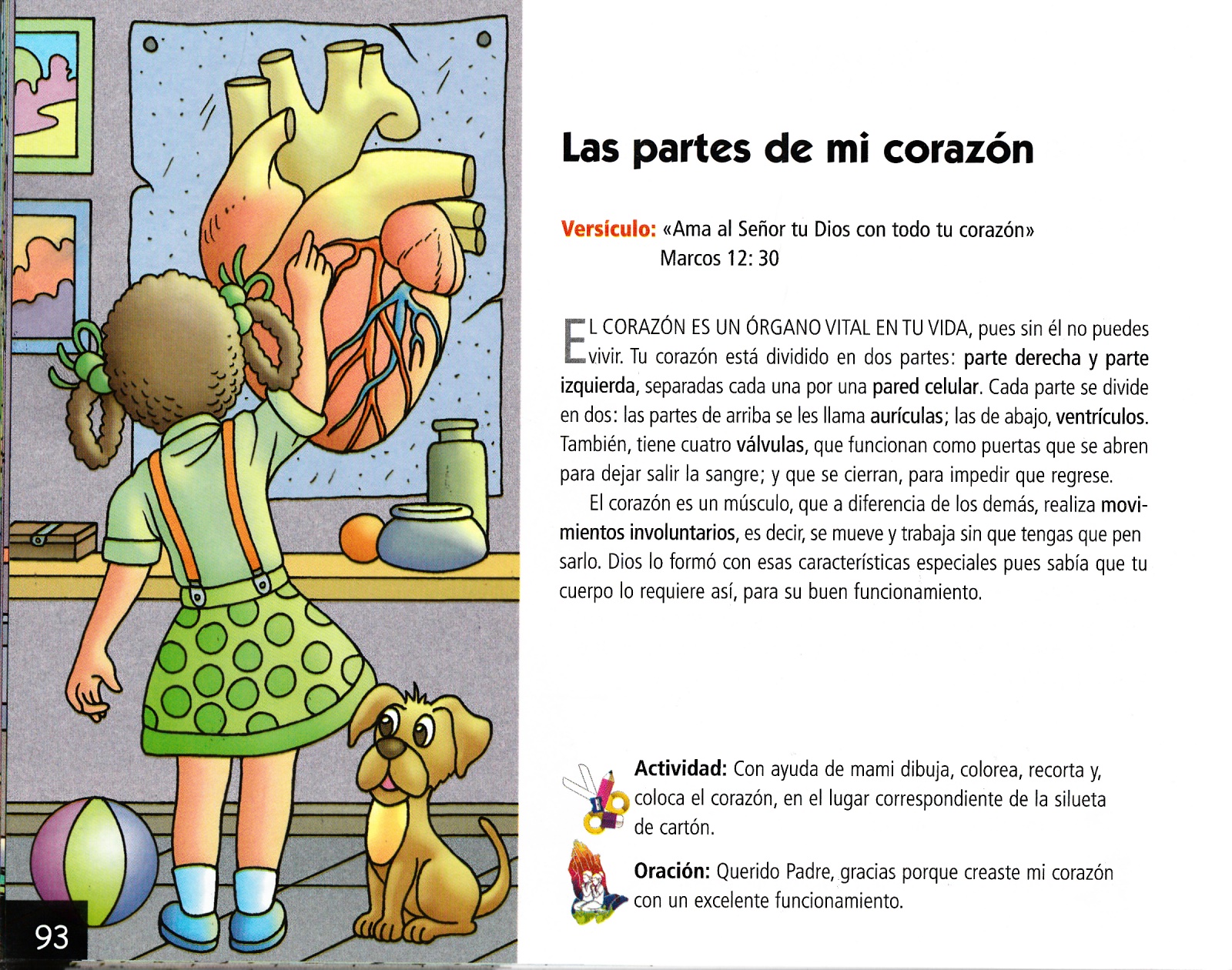 Página ilustrada del devocional