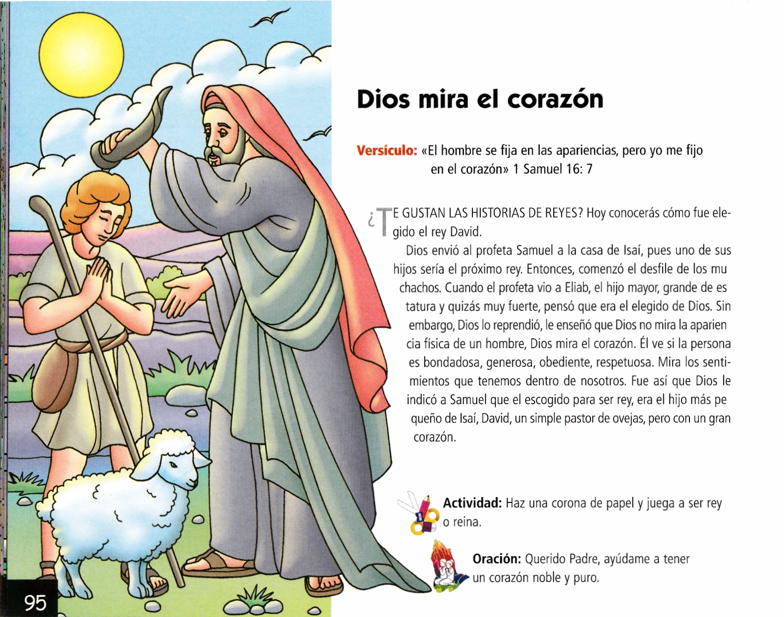 Página ilustrada del devocional